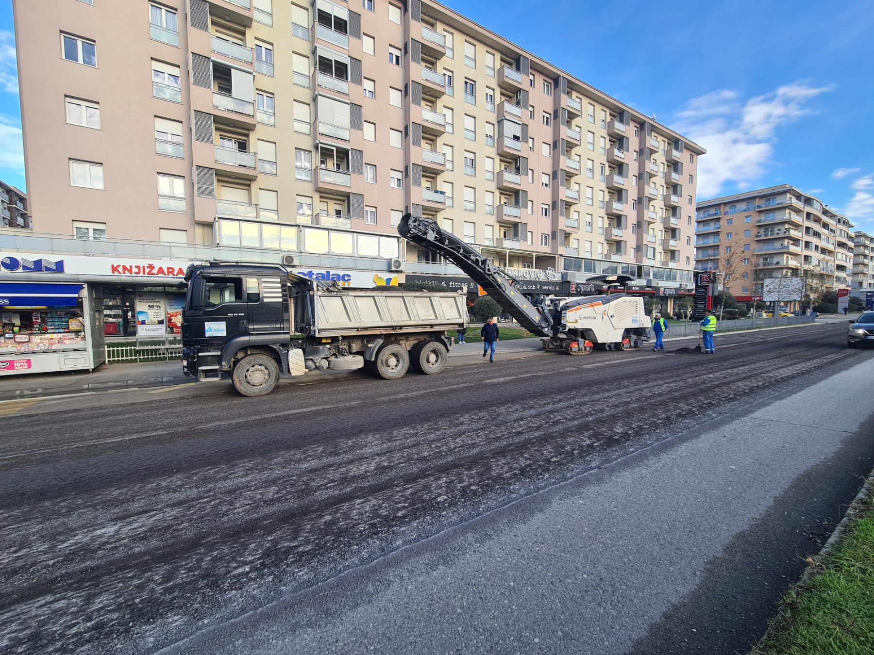 Putevi izvode radove na sanaciji drugog dijela Bulevara knjaza Danila