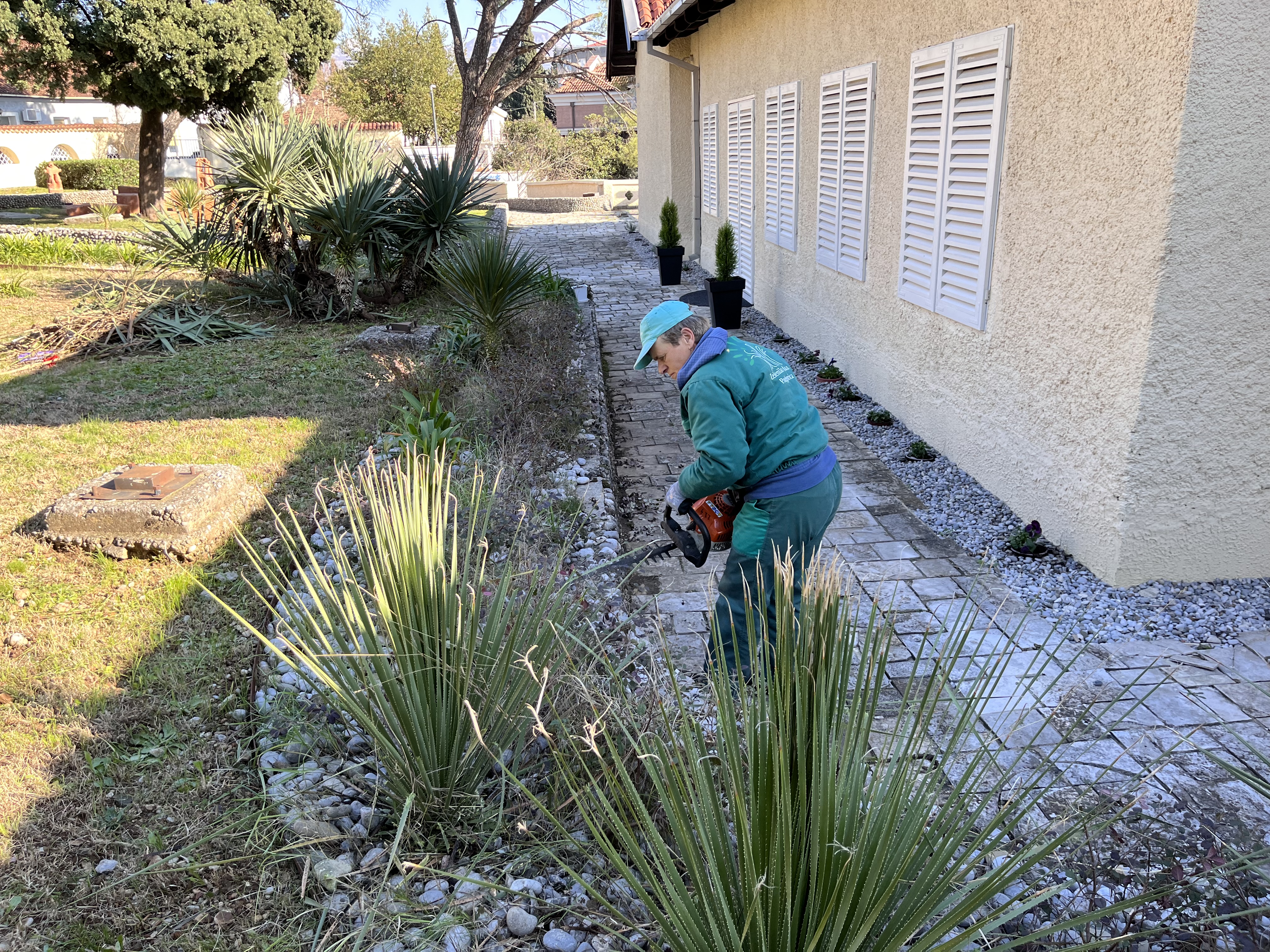U toku radovi na uređenju dvorišta Kuslevove kuće