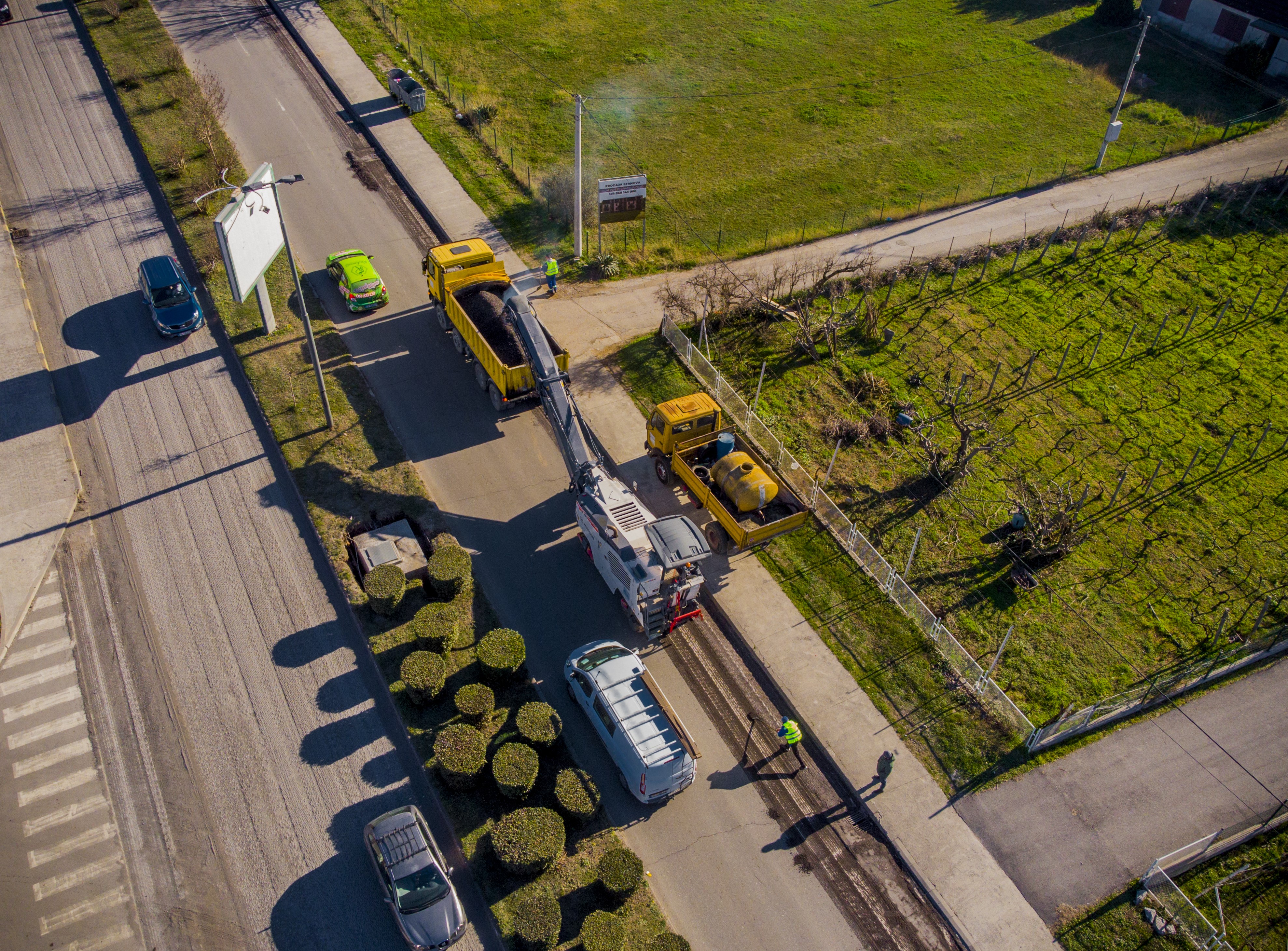 U toku radovi na sanaciji drugog dijela Bulevara knjaza Danila