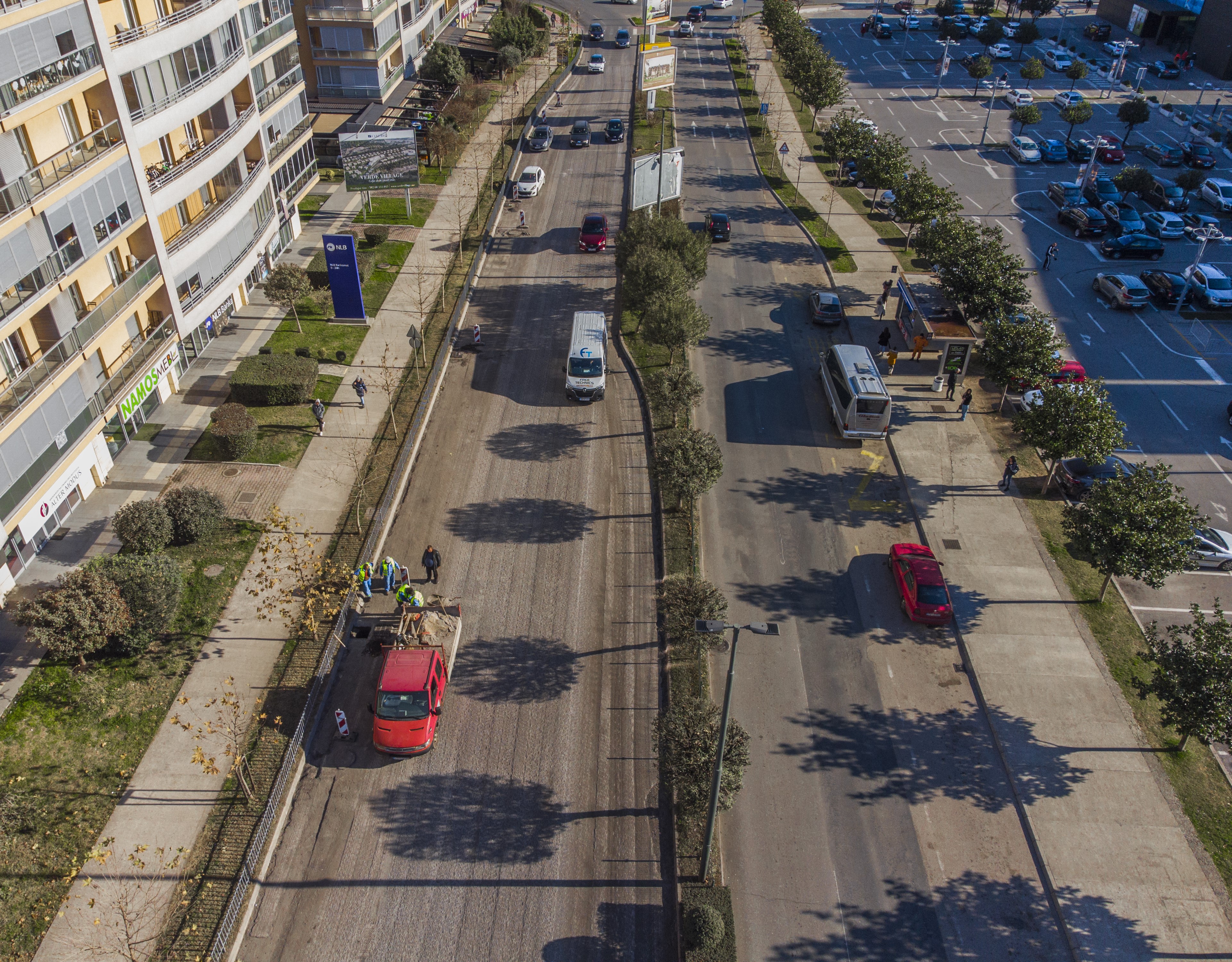 U toku radovi na sanaciji drugog dijela Bulevara knjaza Danila
