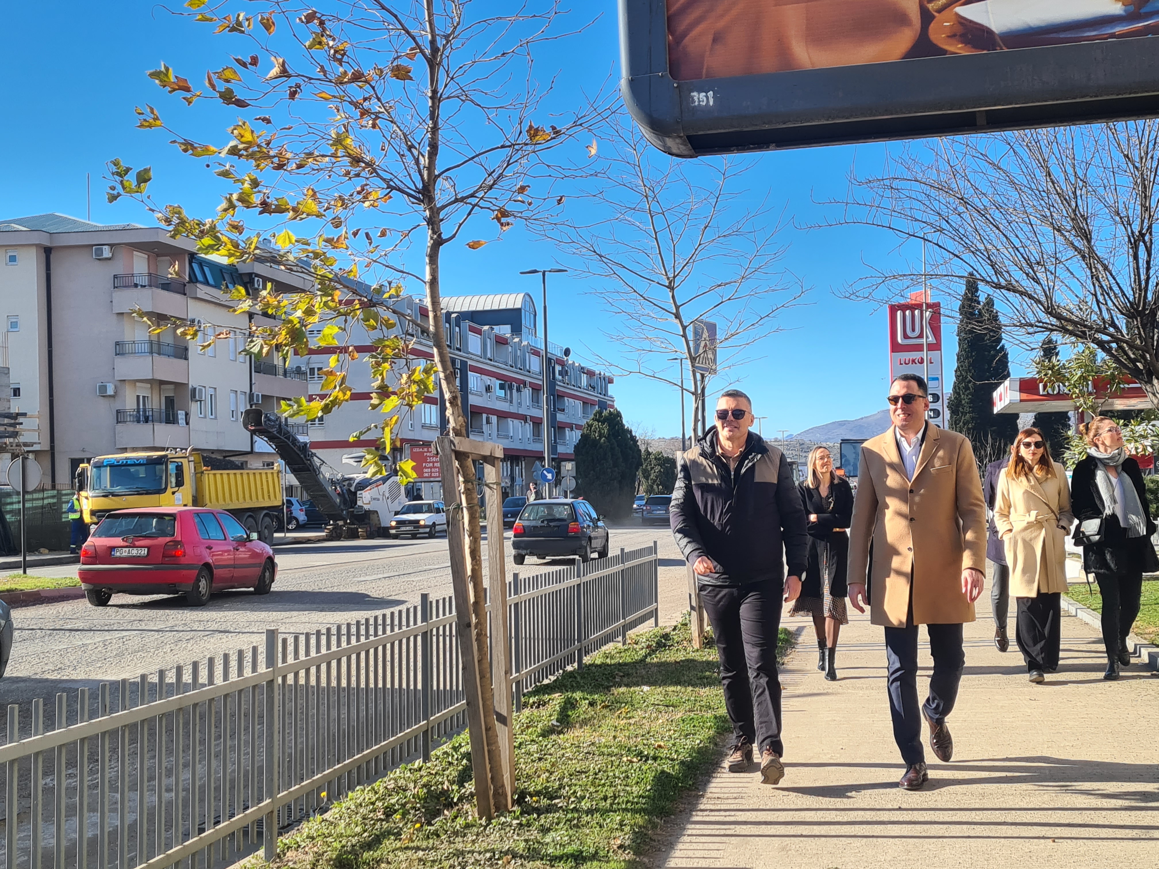 U toku radovi na sanaciji drugog dijela Bulevara knjaza Danila