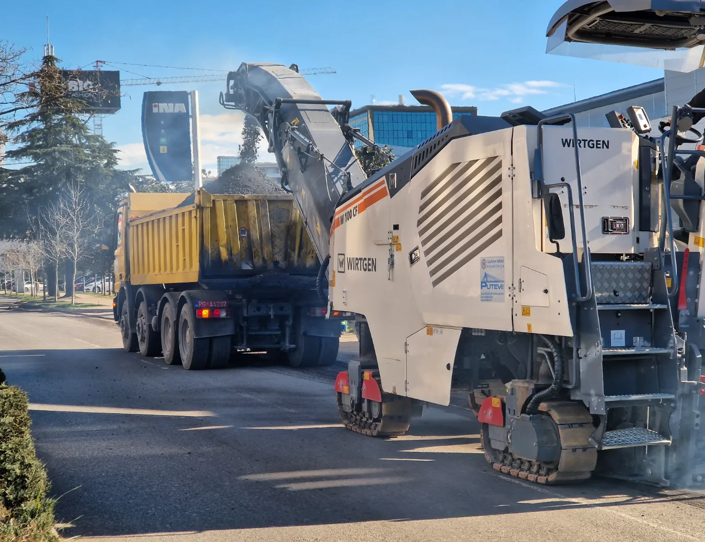 U toku radovi na sanaciji drugog dijela Bulevara knjaza Danila