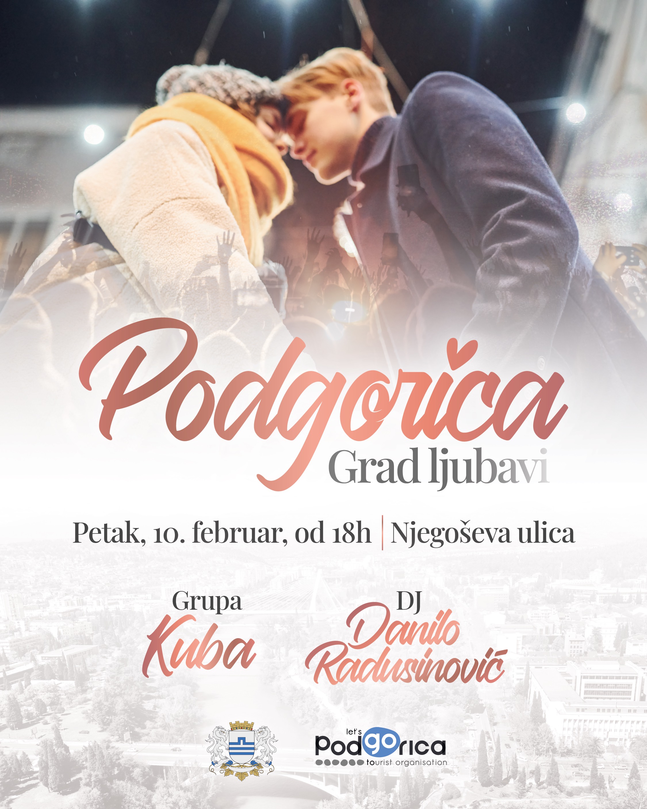 Najava: Manifestacija ”Podgorica – grad ljubavi” u Njegoševoj ulici
