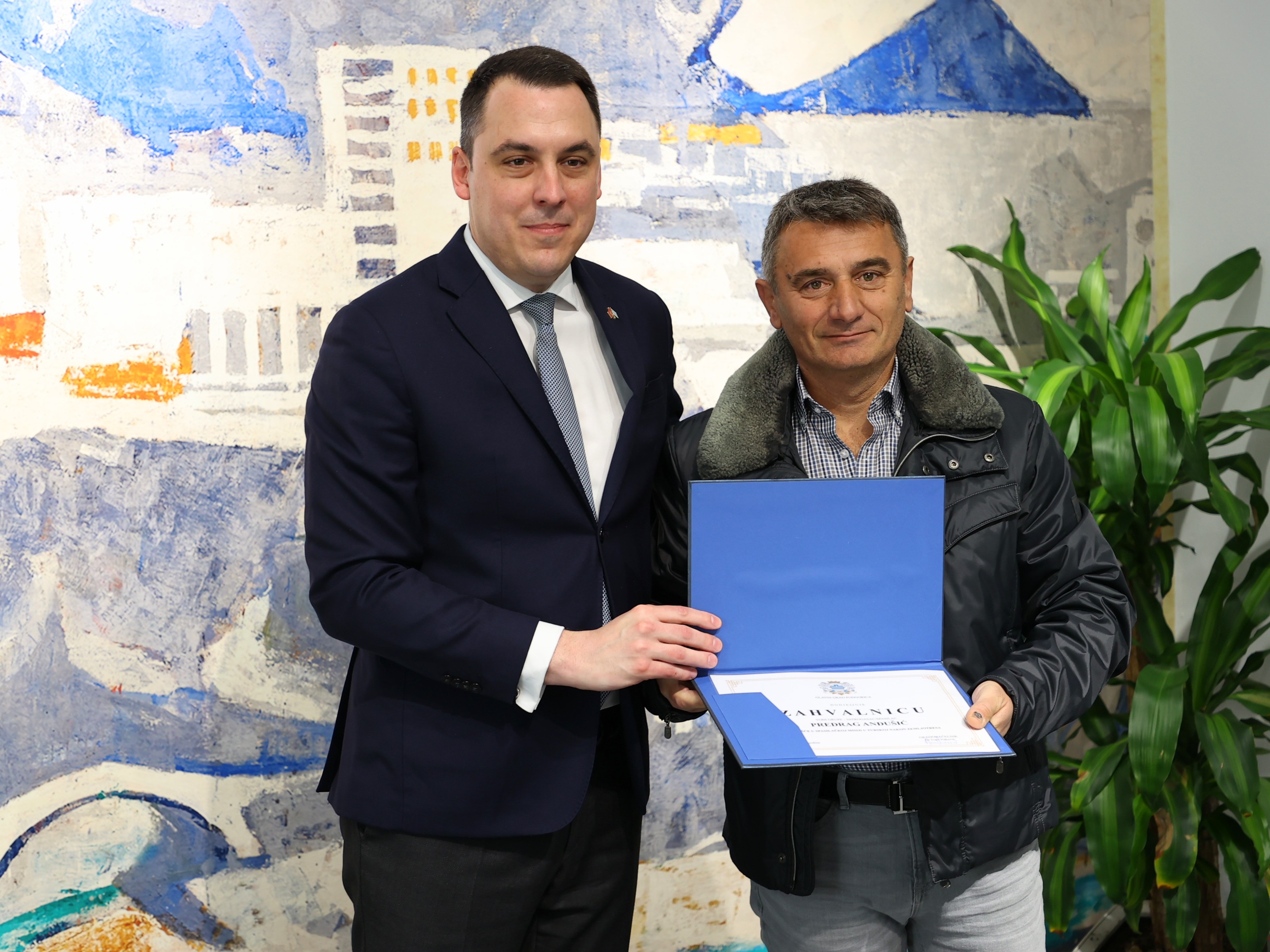 Vuković upriličio prijem za pripadnike Službe zaštite i spašavanja koji su i u akcijama u Turskoj pokazali da su istinski heroji Podgorice  i Crne Gore