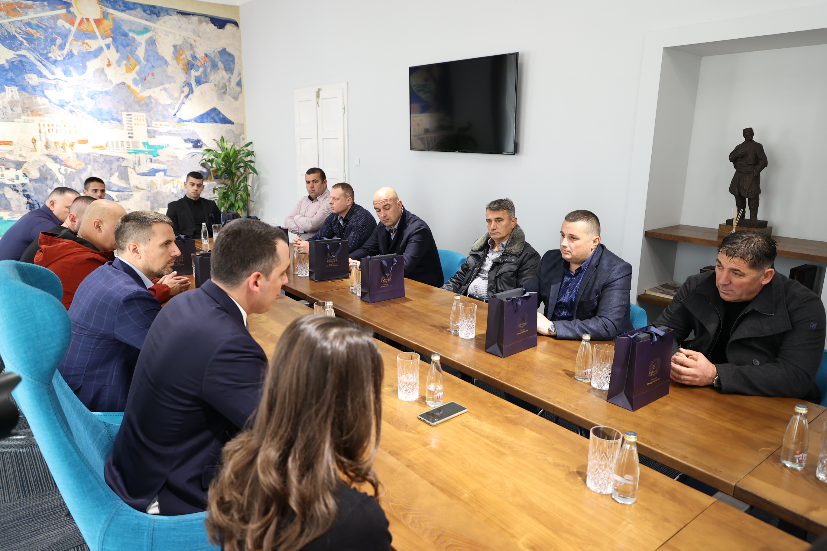 Vuković upriličio prijem za pripadnike Službe zaštite i spašavanja koji su i u akcijama u Turskoj pokazali da su istinski heroji Podgorice  i Crne Gore