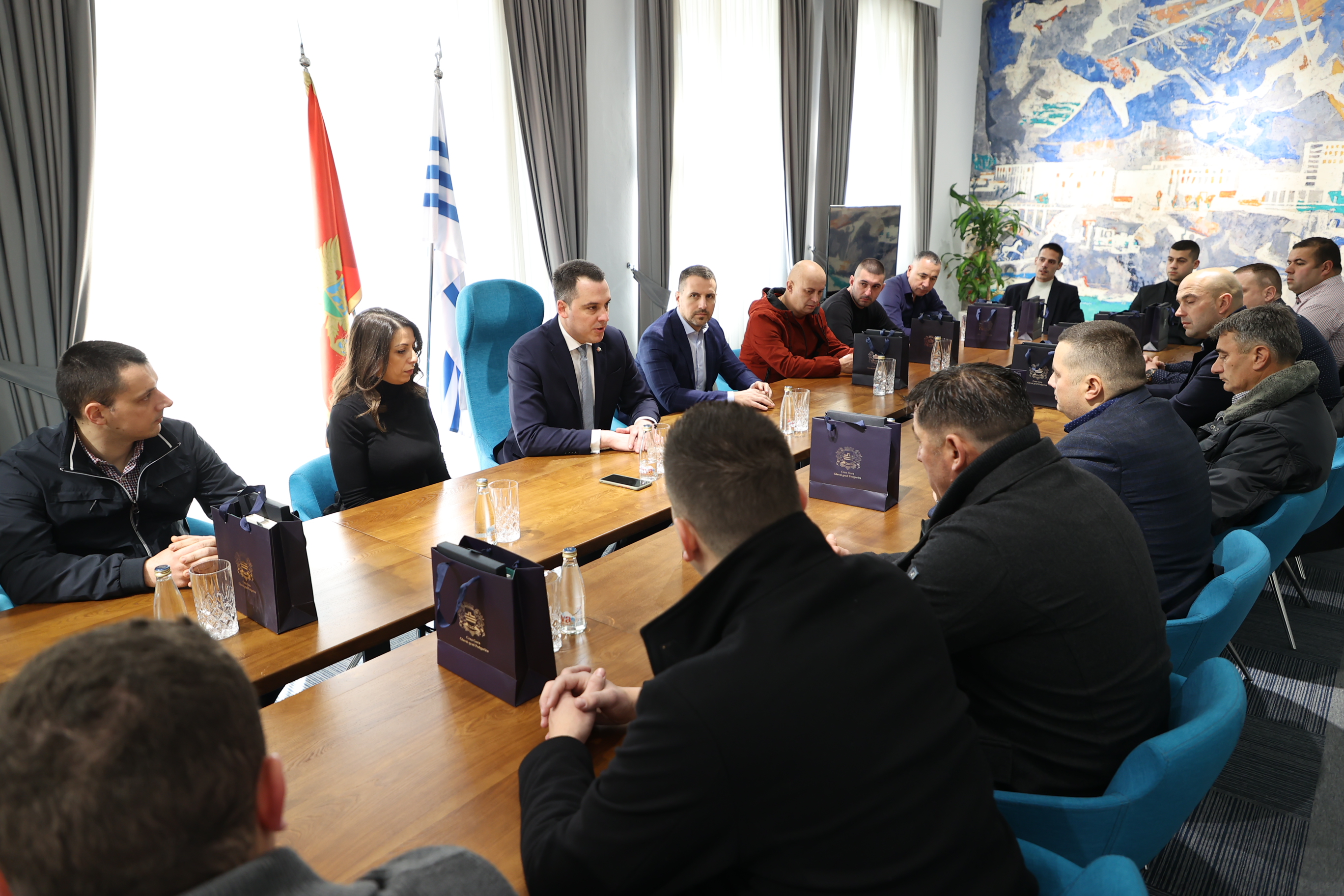 Vuković upriličio prijem za pripadnike Službe zaštite i spašavanja koji su i u akcijama u Turskoj pokazali da su istinski heroji Podgorice  i Crne Gore