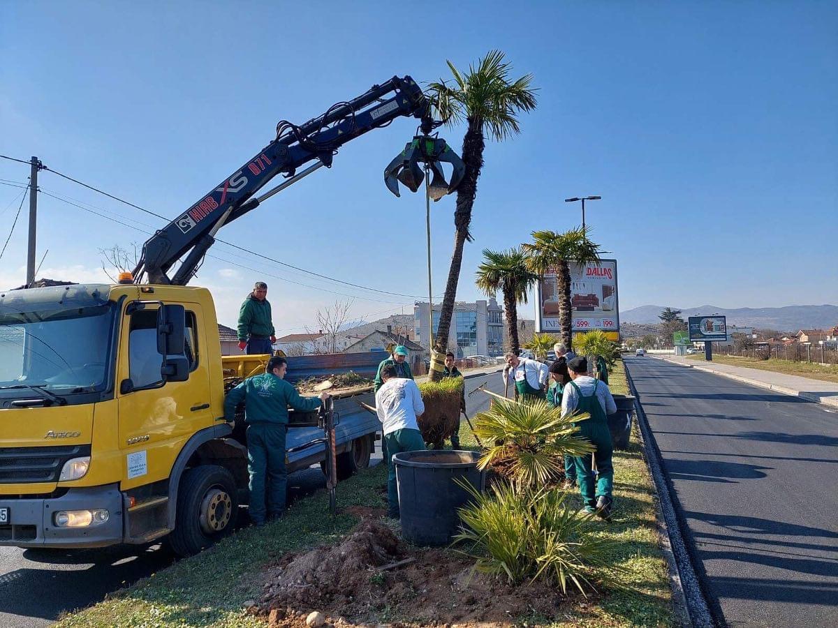 U toku radovi na uređenju razdjelnih ostrva na Bulevaru knjaza Danila