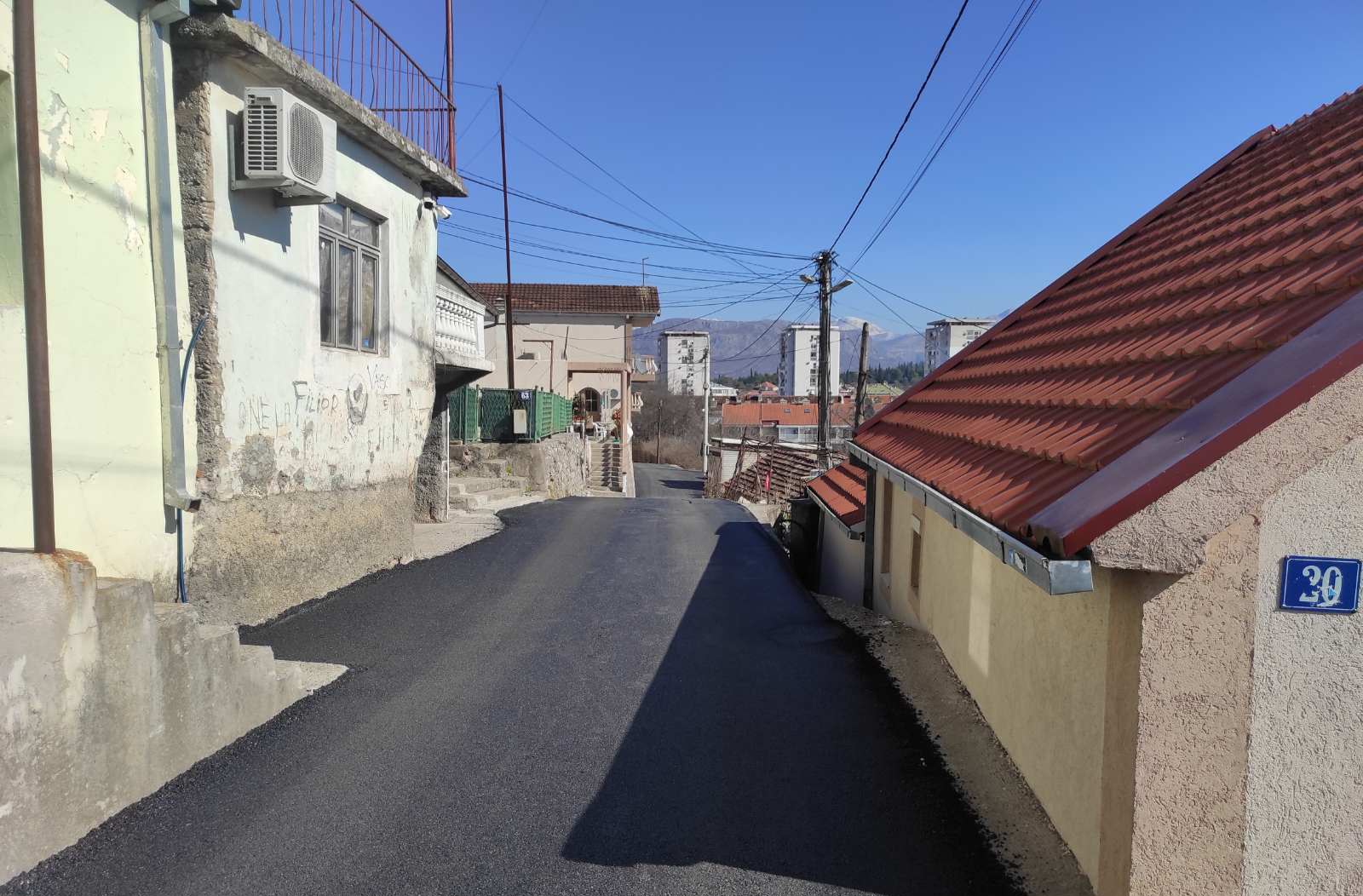 Završeni radovi u Belvederskoj ulici;  Znatno unaprijeđeno vodosnabdijevanje na Malom brdu