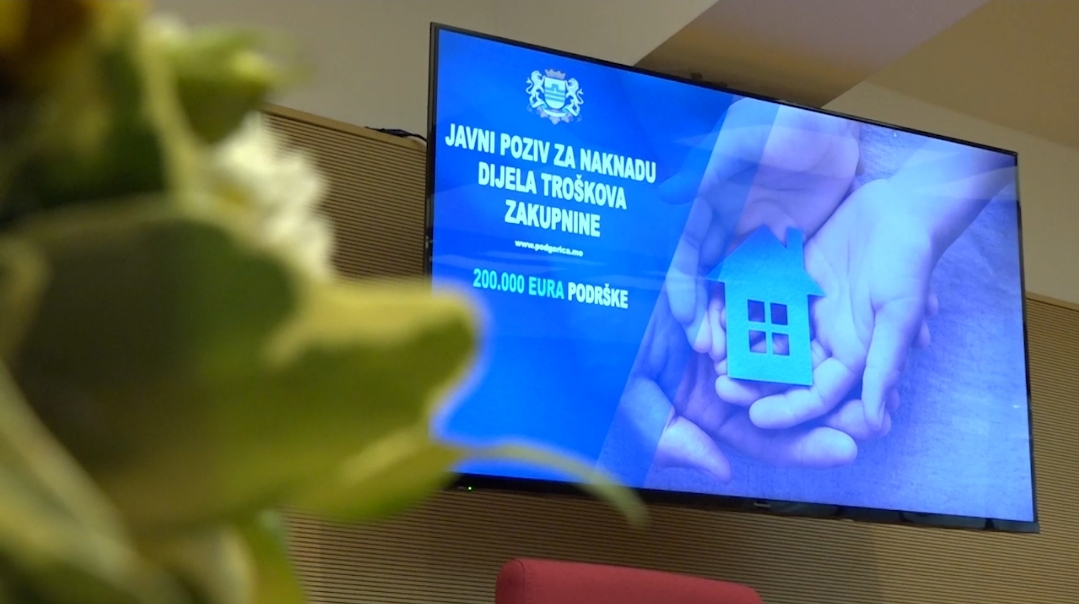 Podgorica i ove godine jedina lokalna uprava koja podržava podstanare; Vuković: Nadam se da će ovaj program nastaviti da živi i da će dobiti podršku i sa državnog nivoa