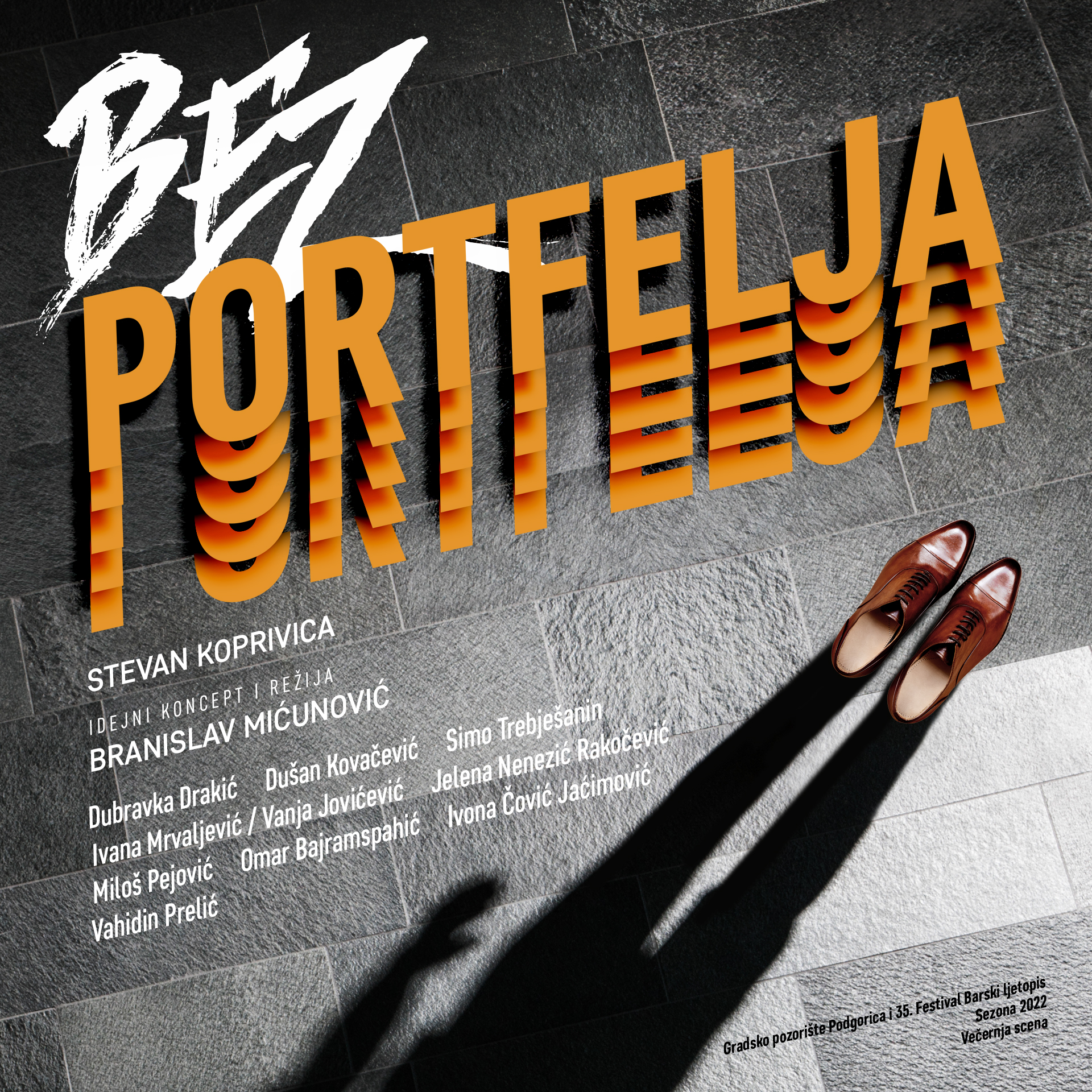 Svjetski dan pozorišta: Večeras u Podgorici tribina "Pozorište danas" i predstava "Bez portfelja"