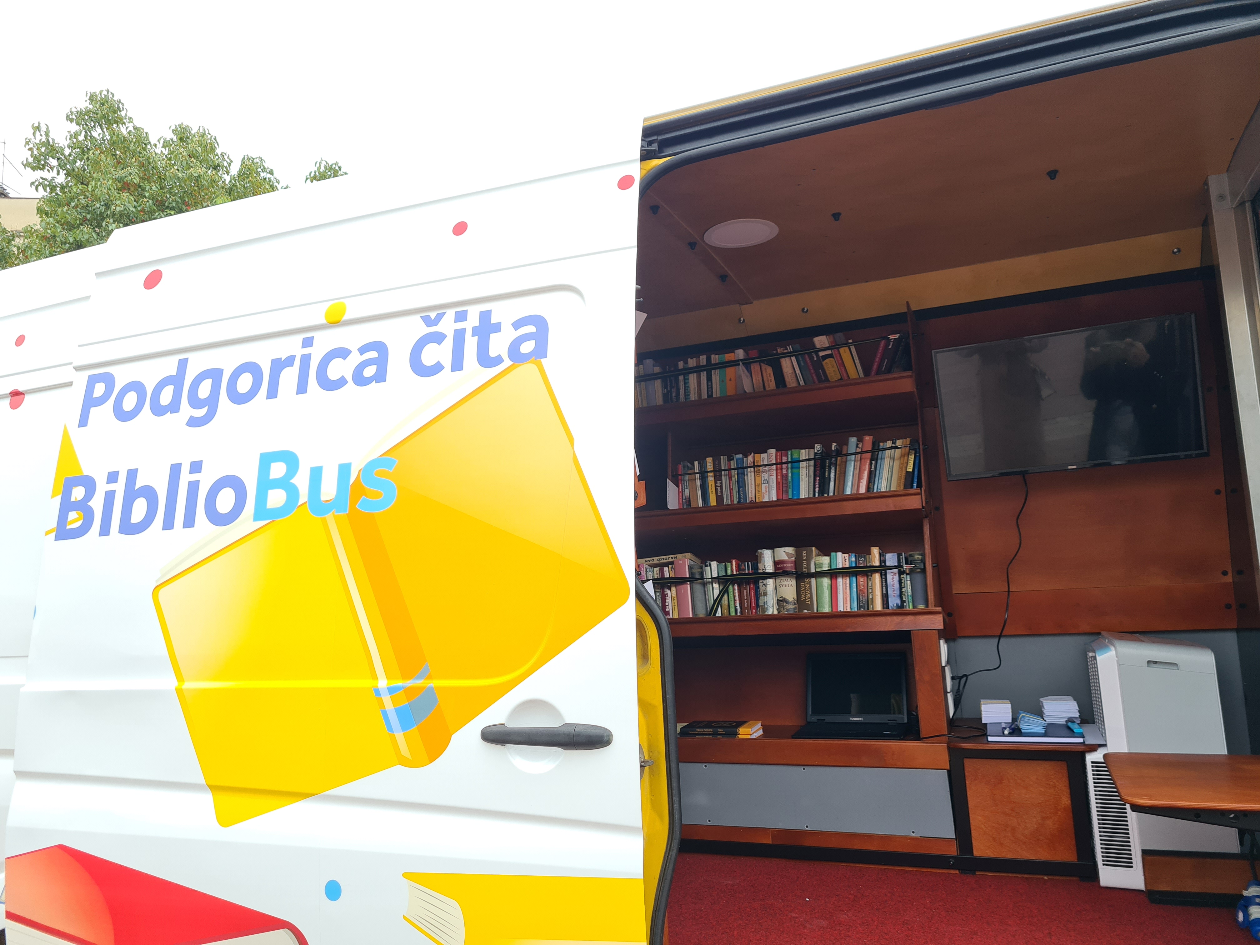 "Podgorica čita"; Utvrđena mapa Bibliobus-a