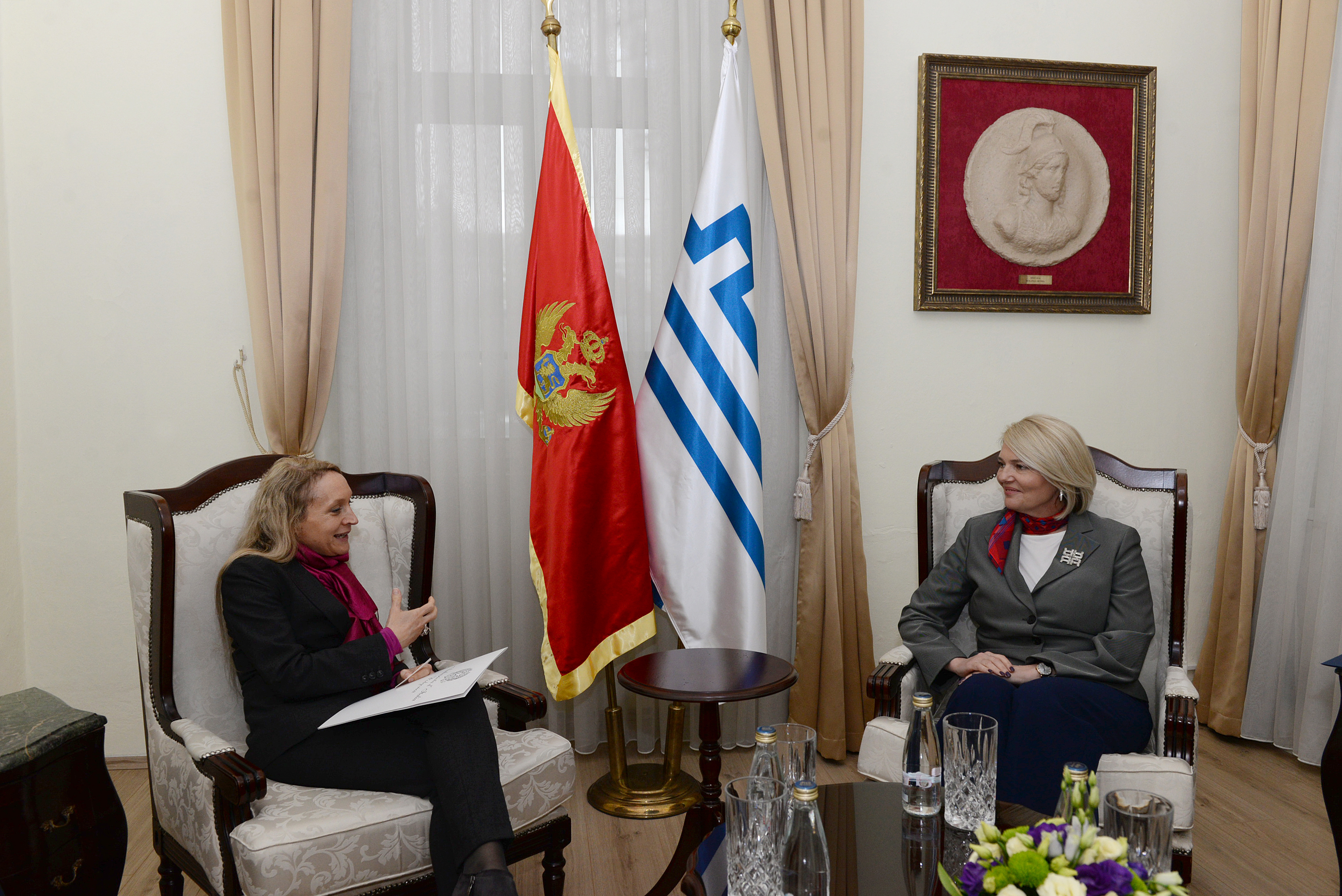 Injac i Marsela: Brojne mogućnosti za saradnju Crne Gore i Italije, radujemo se novim projektima