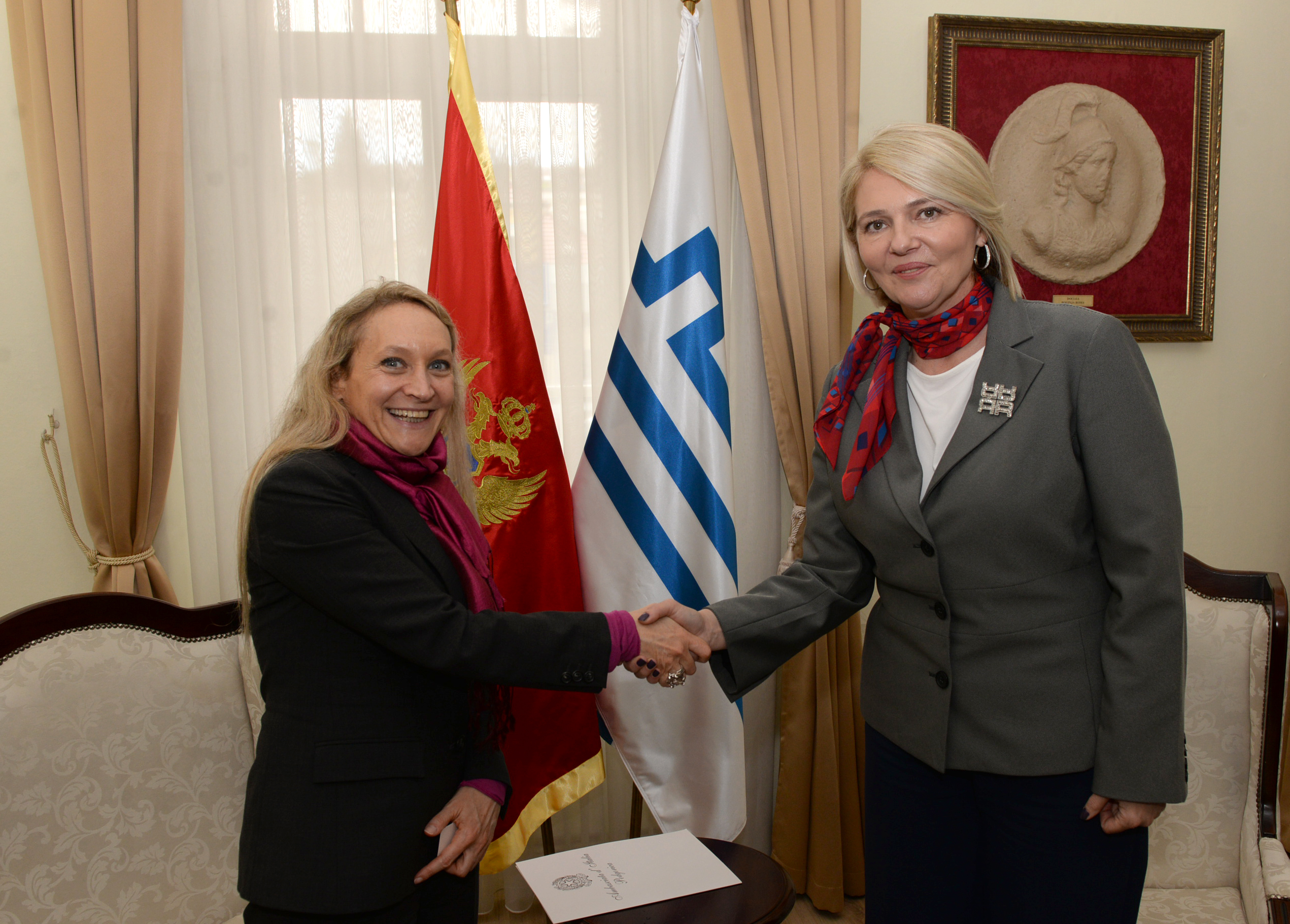 Injac i Marsela: Brojne mogućnosti za saradnju Crne Gore i Italije, radujemo se novim projektima