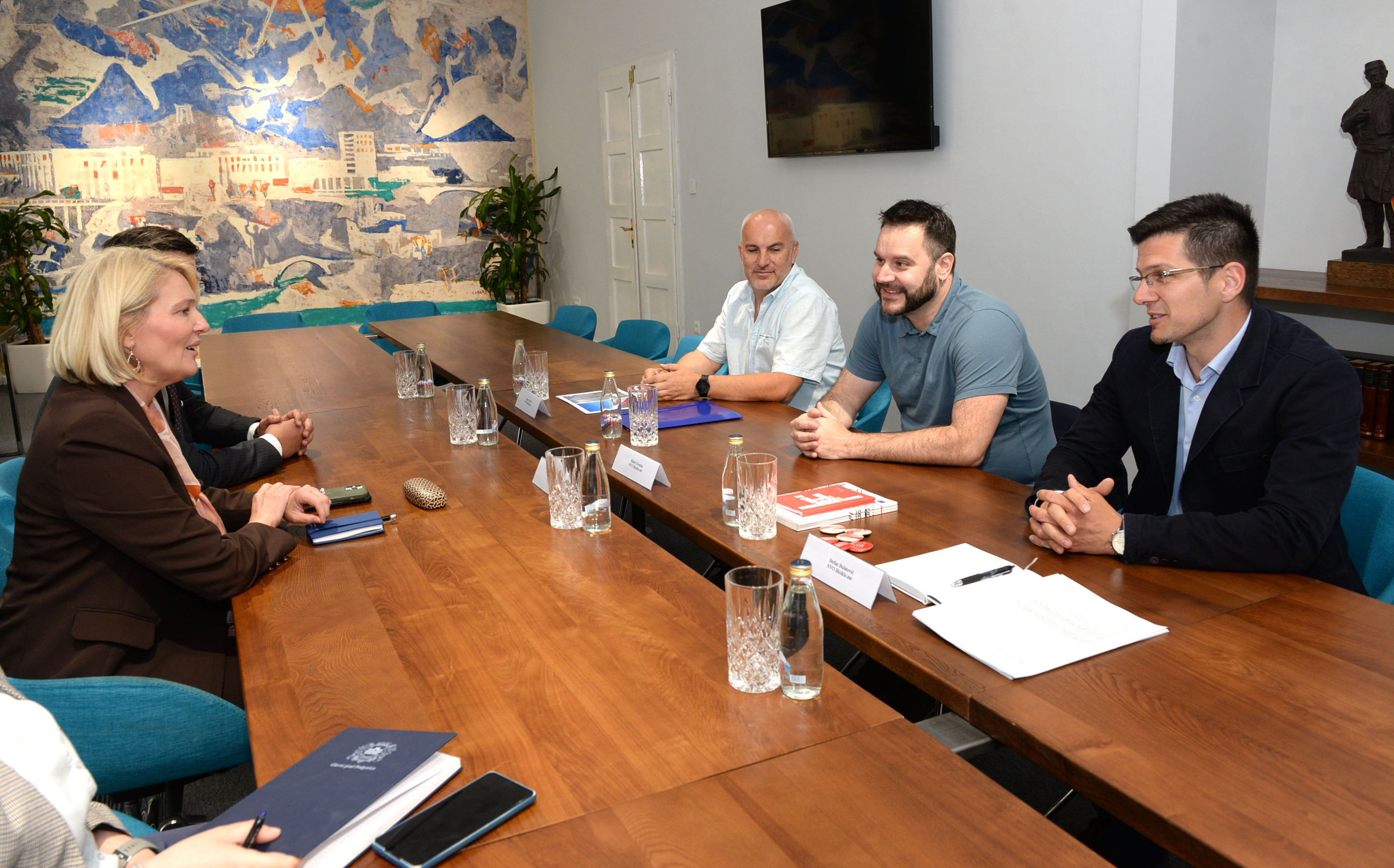 Injac sa predstavnicima Biciklo.me: Zajednički cilj je funkcionalan i kvalitetan život u Podgorici