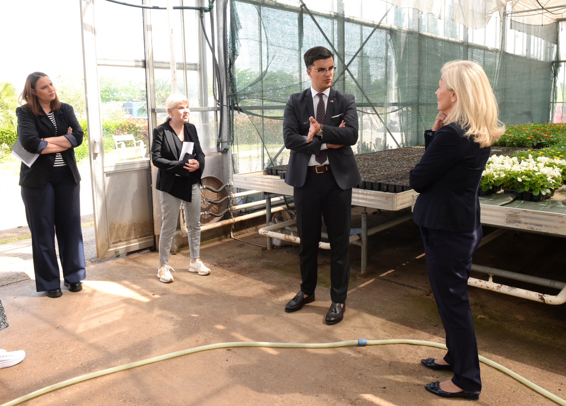 Šaranović obišao gradsko Zelenilo: Javne zelene površine se redovno održavaju; Puna podrška budućim projektima ovog privrednog društva