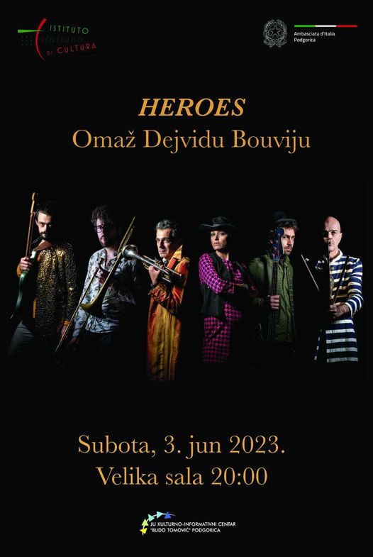 Gostovanje italijanske džez zvijezde Paolo Frezu sa projektom “Heroes - Omaž Dejvidu Bouviju”