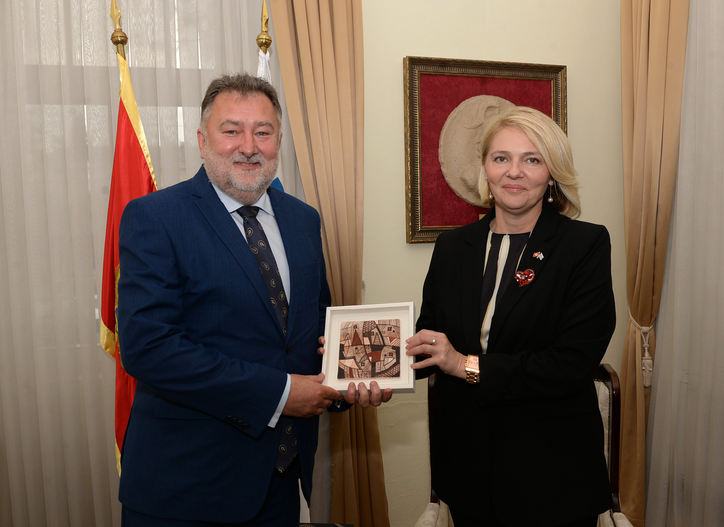 Injac i Gandel: Raditi na razmjeni znanja i povezivanju Podgorice i Bratislave