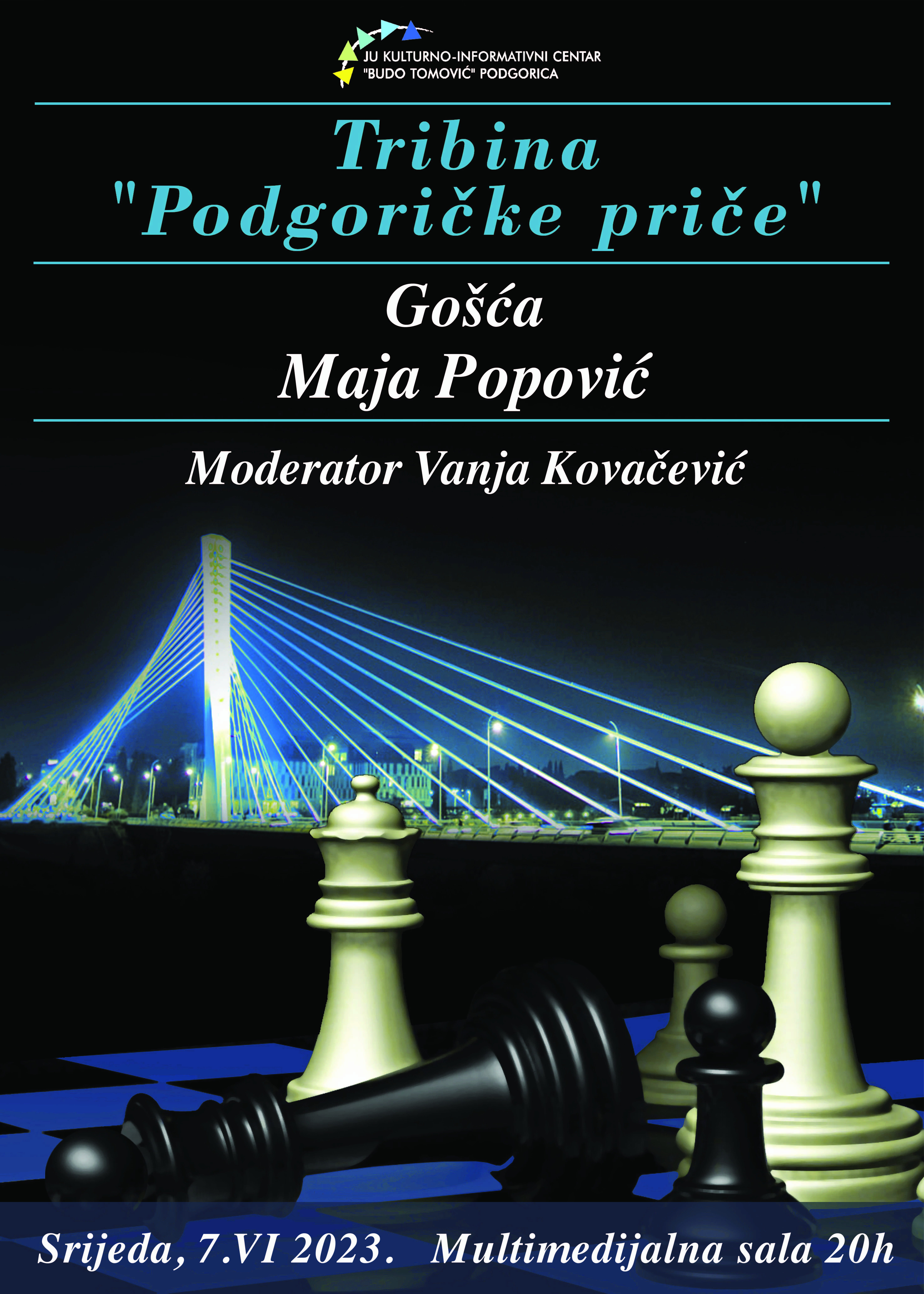 Maja Popović gošća tribine “Podgoričke priče”
