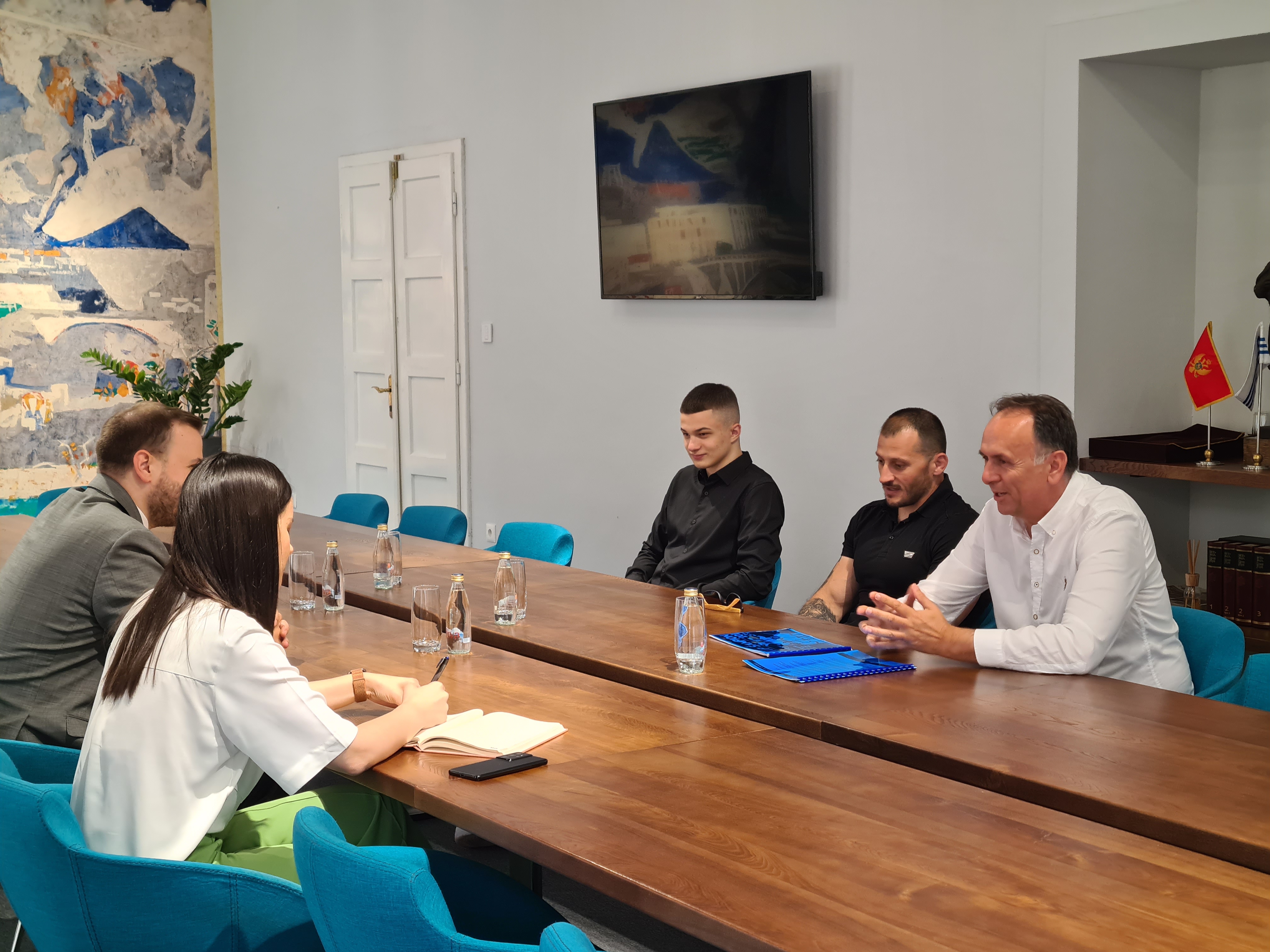 Rakčević sa predstavnicima KK „Omladinac“: Jubilej kluba starog pola vijeka u septembru ove godine