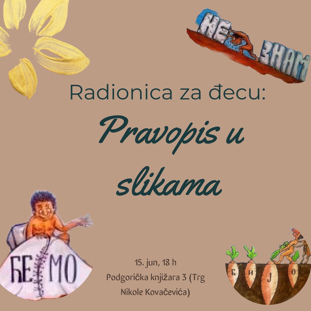 Radionica za djecu  „Pravopis u slikama”