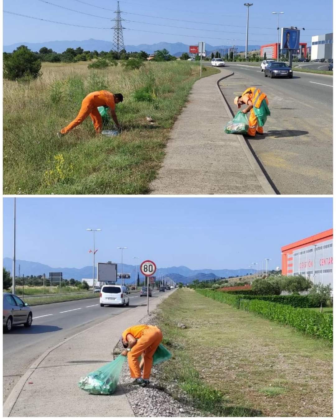 Ekipe Čistoće angažovane na više lokacija u gradu