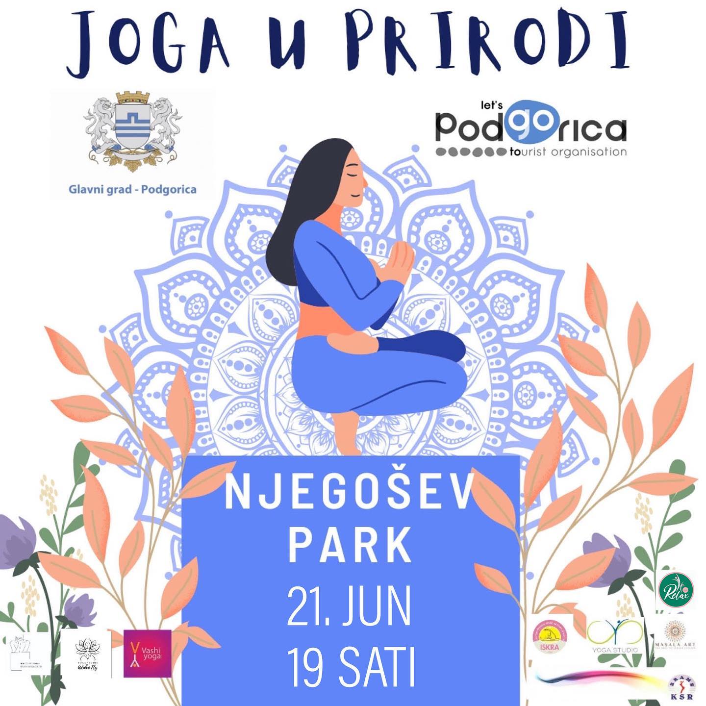 Manifestacija „Joga u prirodi“ u Njegoševom parku