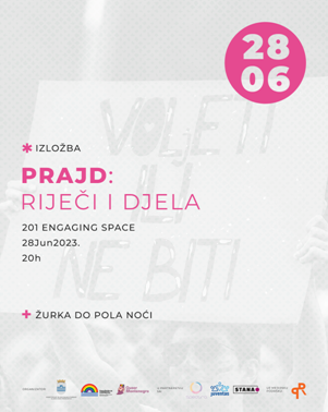 Izložba transparenata ,,PRAJD: Riječi i djela”