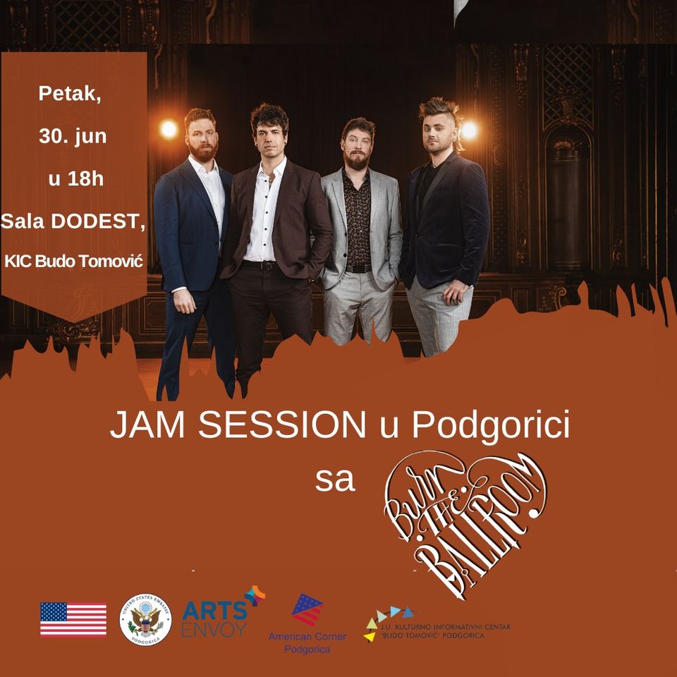 JAM session sa američkim rok bendom Burn The Ballroom