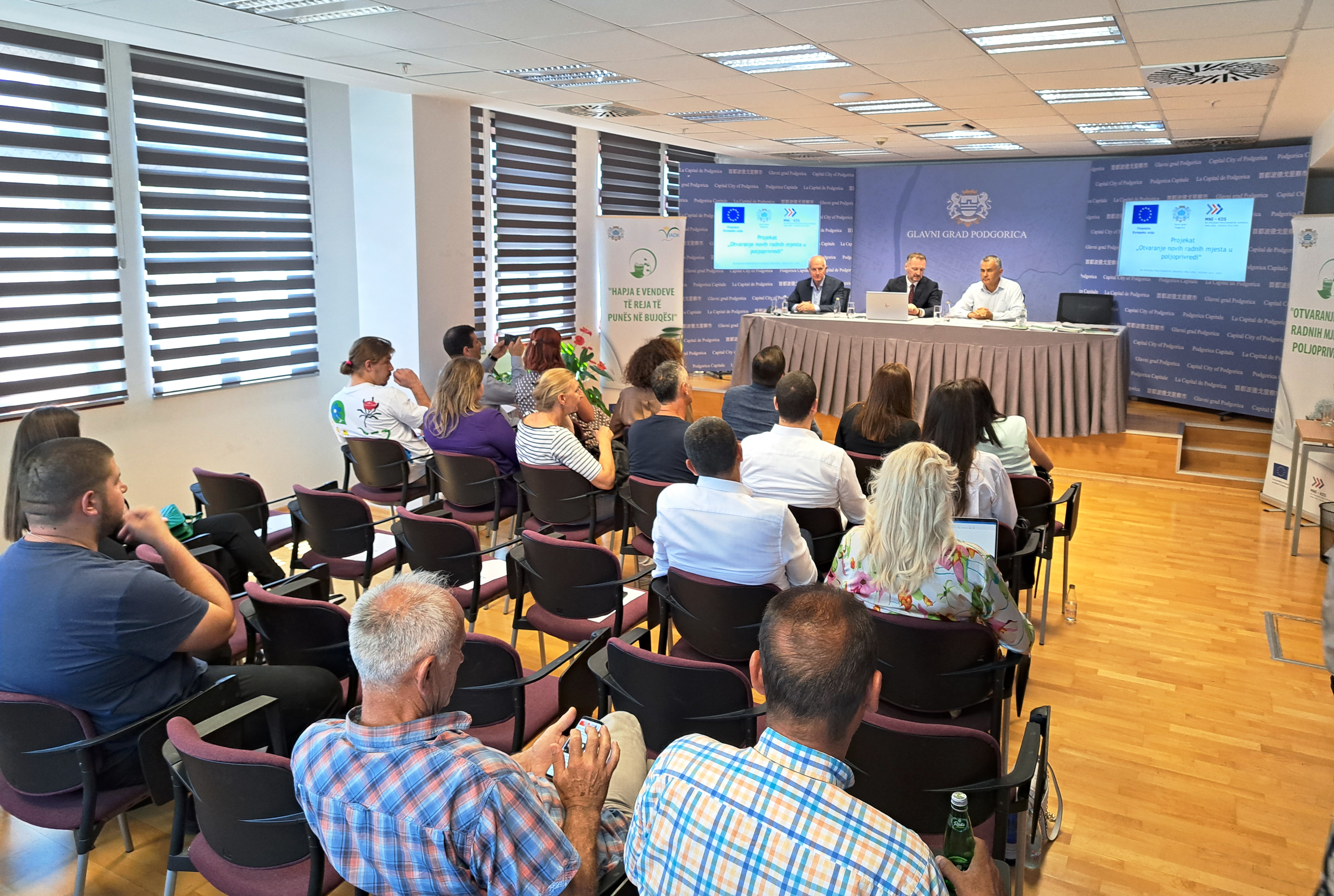 Održana završna konferencija IPA projekta „Otvaranje novih radnih mjesta u poljoprivredi“