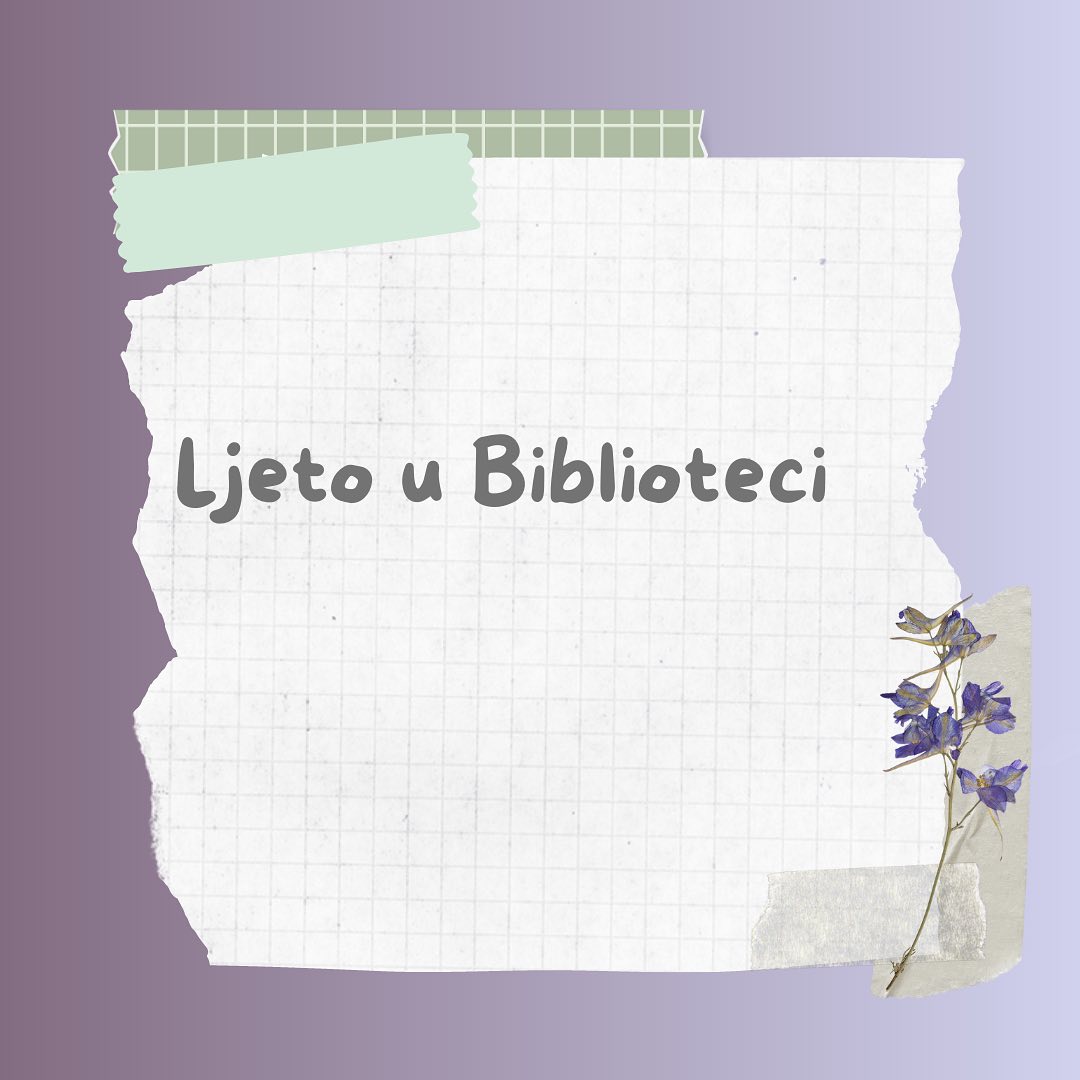 Ljeto u biblioteci - program tokom jula