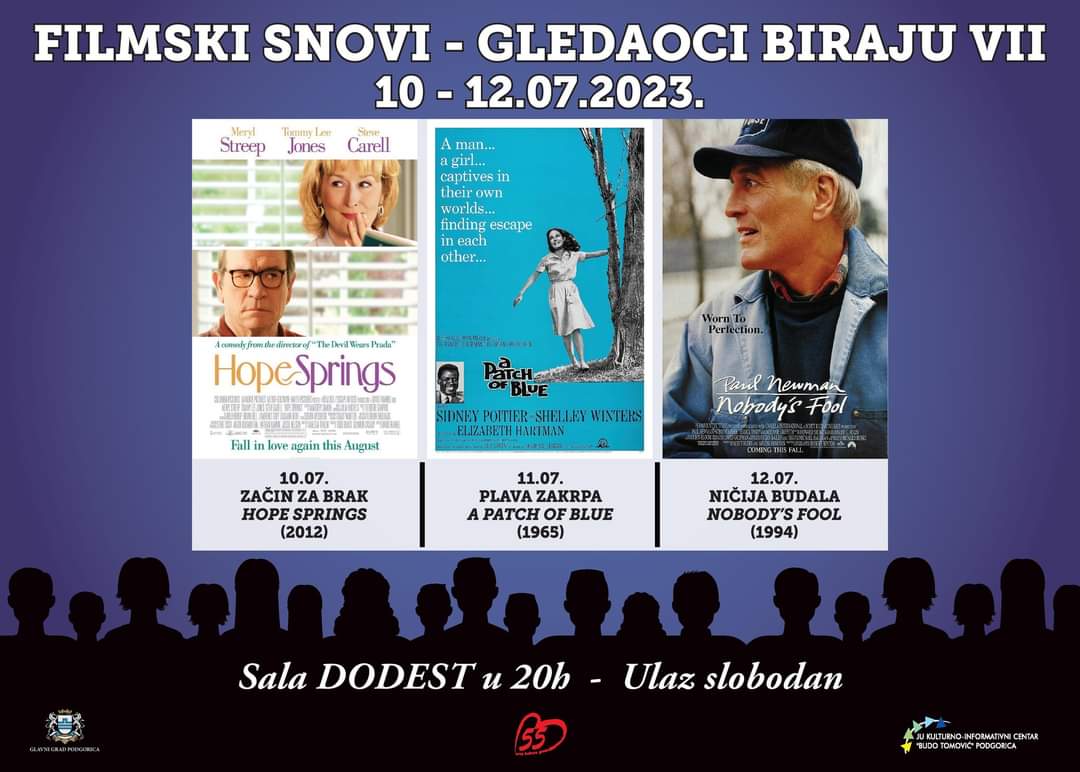 Revija “Filmski snovi - gledaoci biraju“ od 10. do 12.jula u KIC-u
