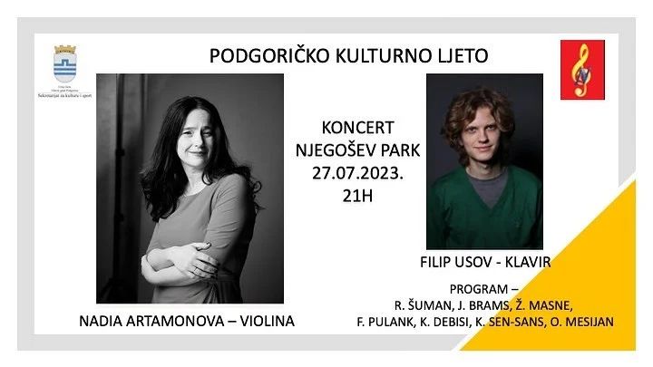 Koncert profesora Umjetničke škole osnovnog i srednjeg muzičkog obrazovanja za talente "Andre Navara"