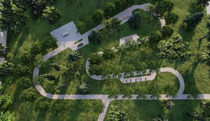 U toku su radovi na realizaciji II faze parka u dijelu park šume Zlatica - Murtovina 