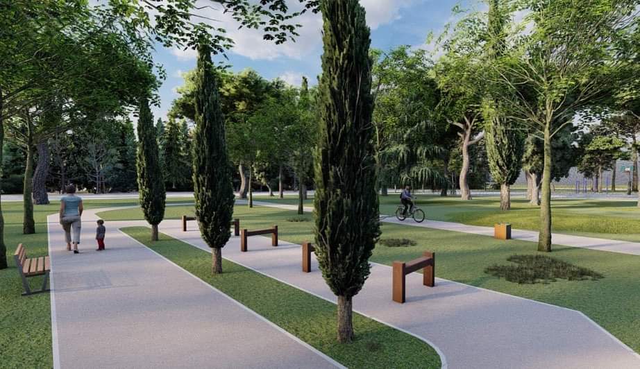 U toku su radovi na realizaciji II faze parka u dijelu park šume Zlatica - Murtovina 