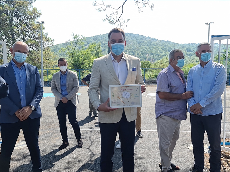 Rekonstruisan košarkaški poligon na Barutani
