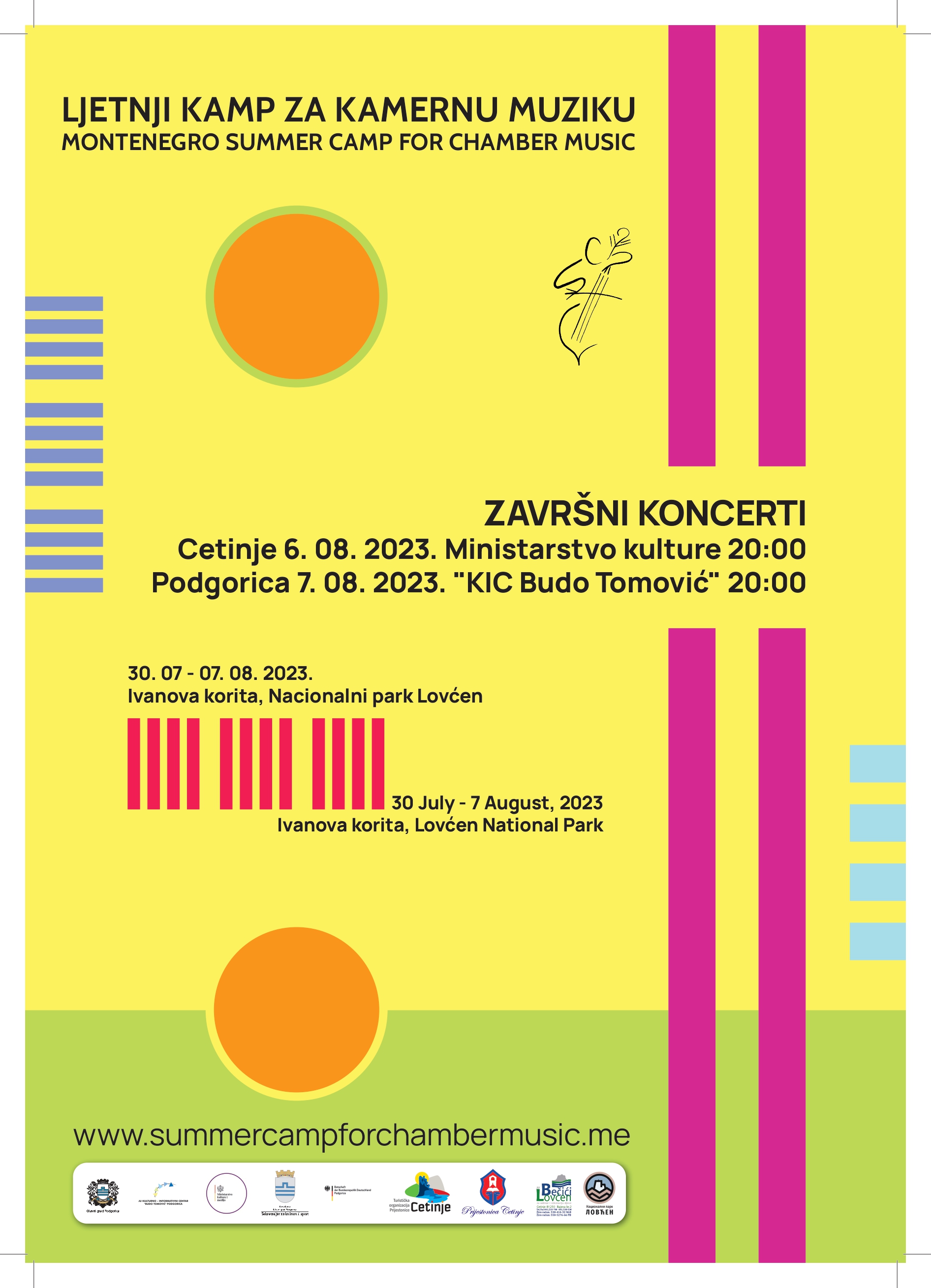 Završni koncerti u okviru XII Ljetnjeg kampa za kamernu muziku