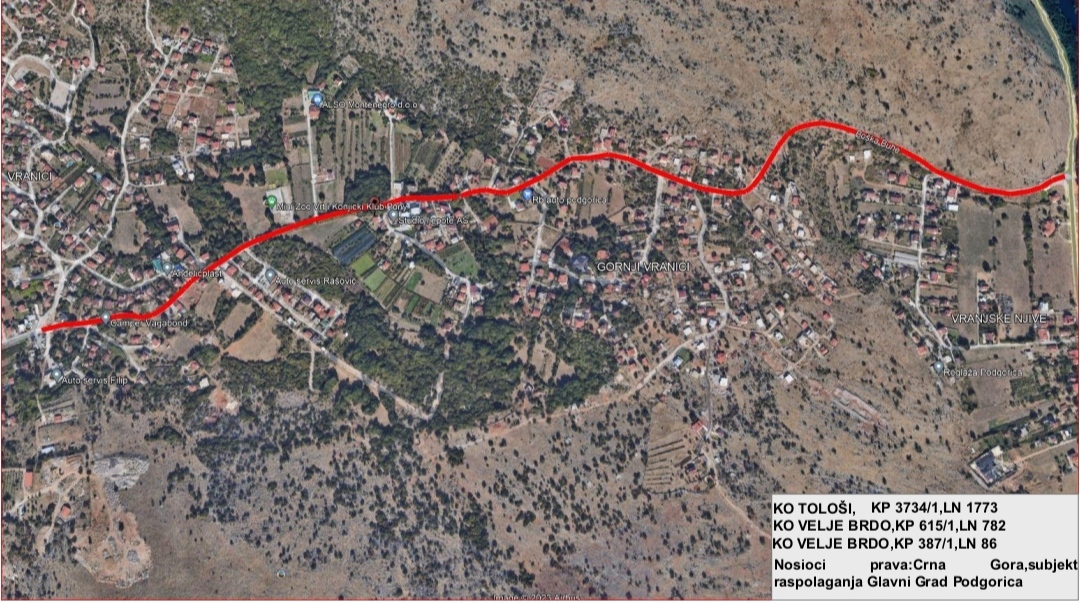 Putevi uskoro počinju sa radovima na sanaciji Ulice Đura Čagorovića