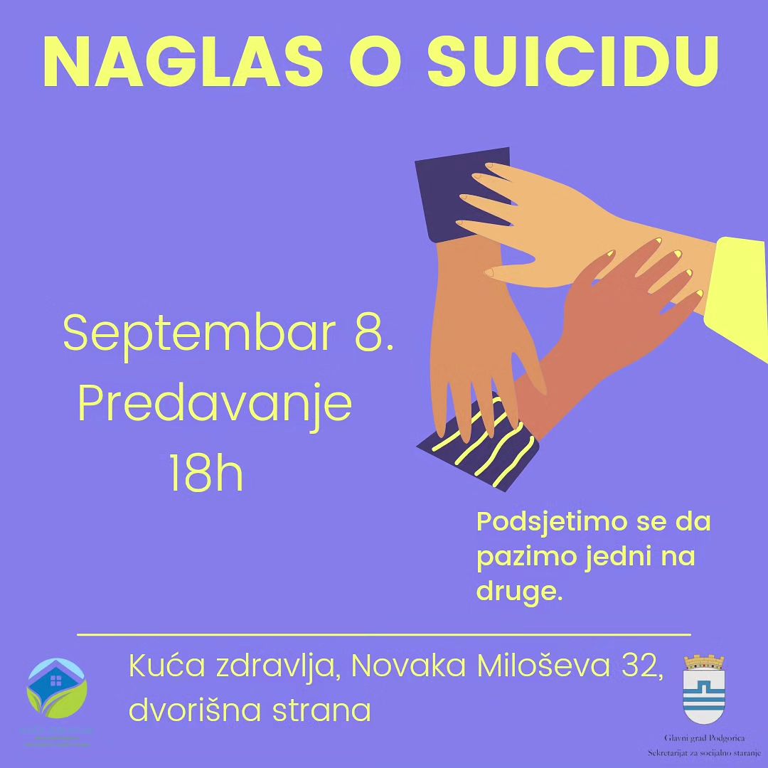 Radionica "Naglas o suicidu" u Kući zdravlja
