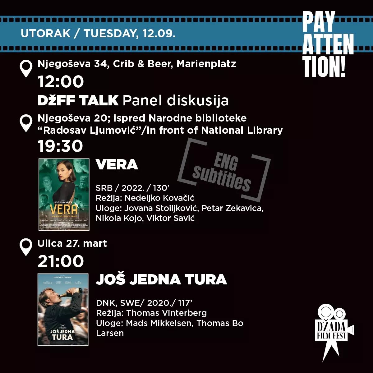 Svečano otvaranje “Džada Film Fest-a"