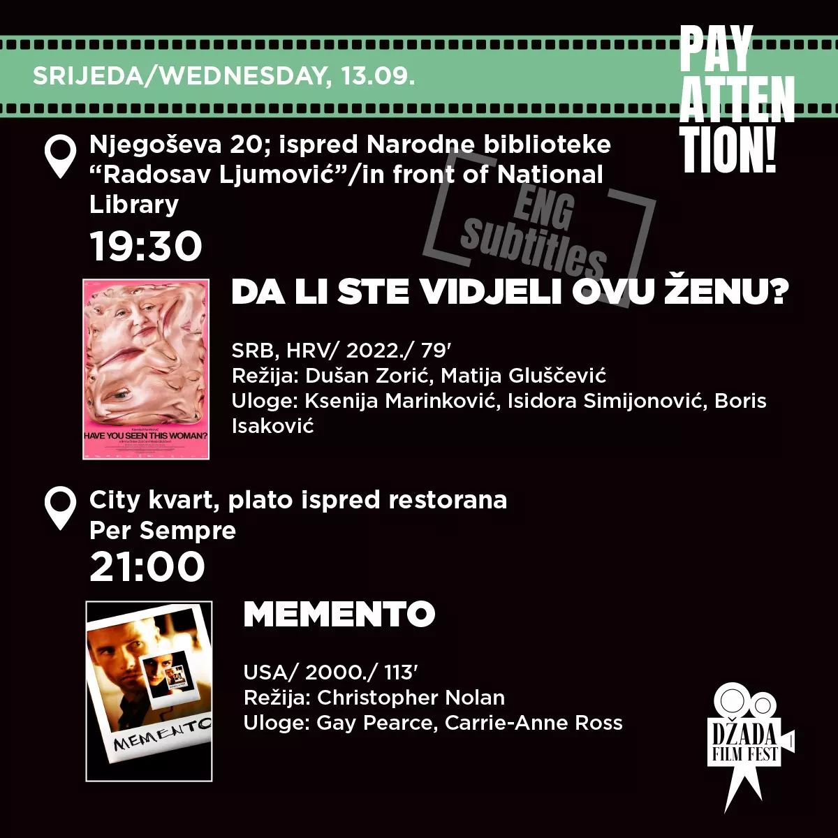 Svečano otvaranje “Džada Film Fest-a"