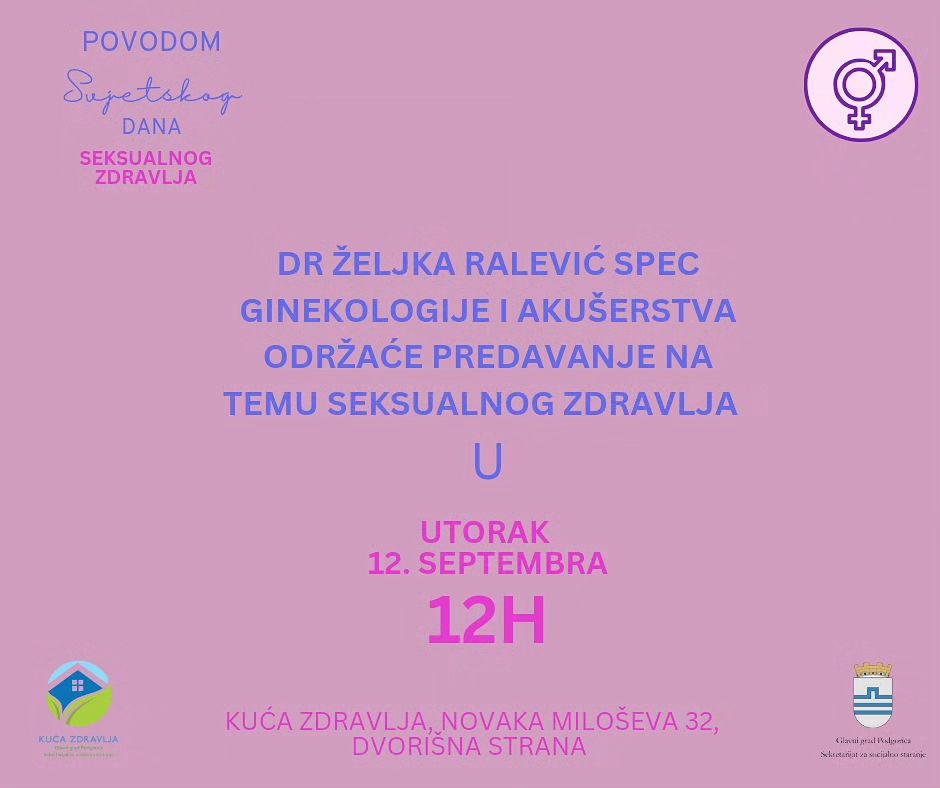 Predavanje u Kući zdravlja na temu seksualnog zdravlja