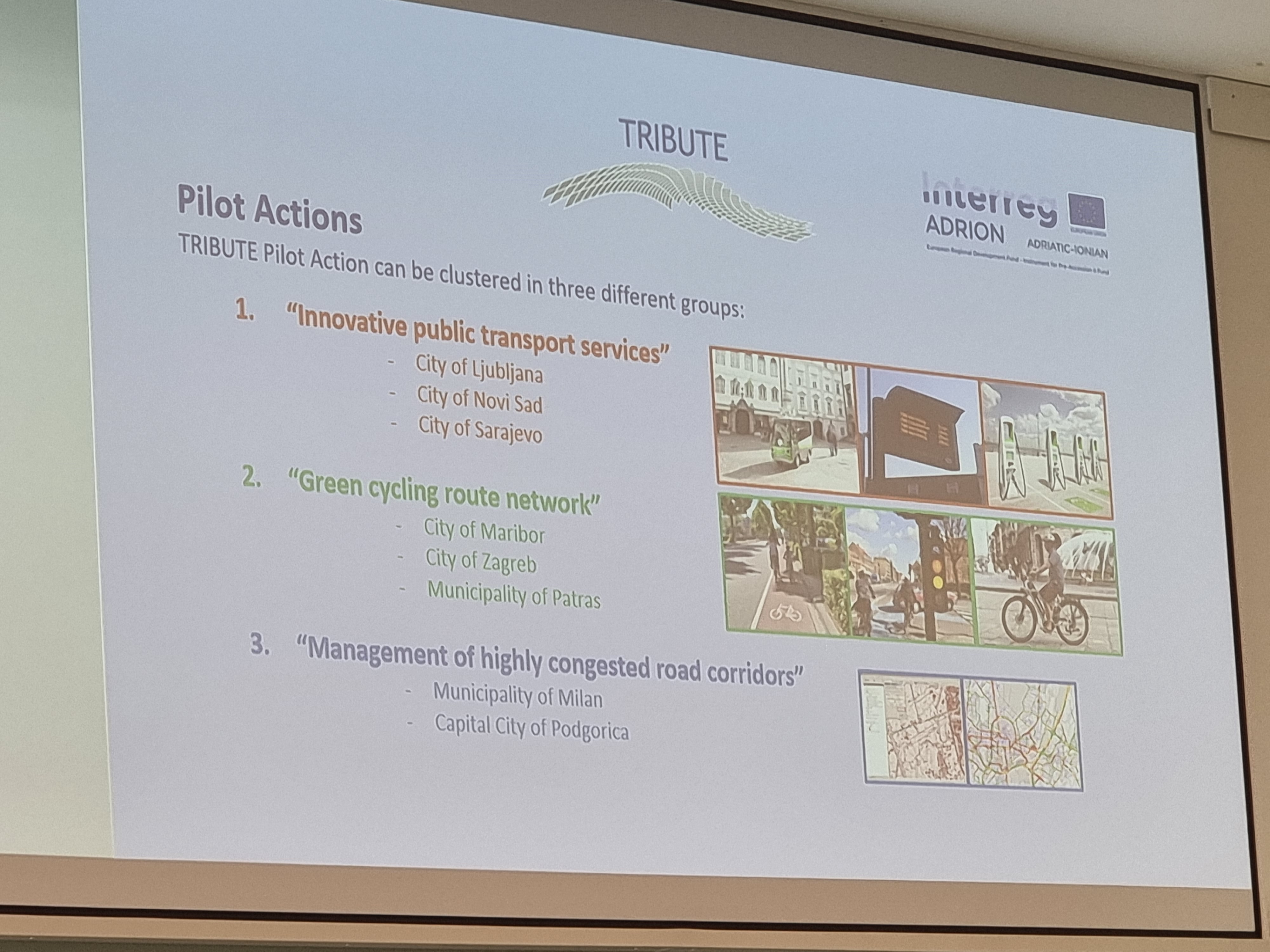 Završni događaj u okviru projekta TRIBUTE na Evropskoj konferenciji o transportu u Milanu