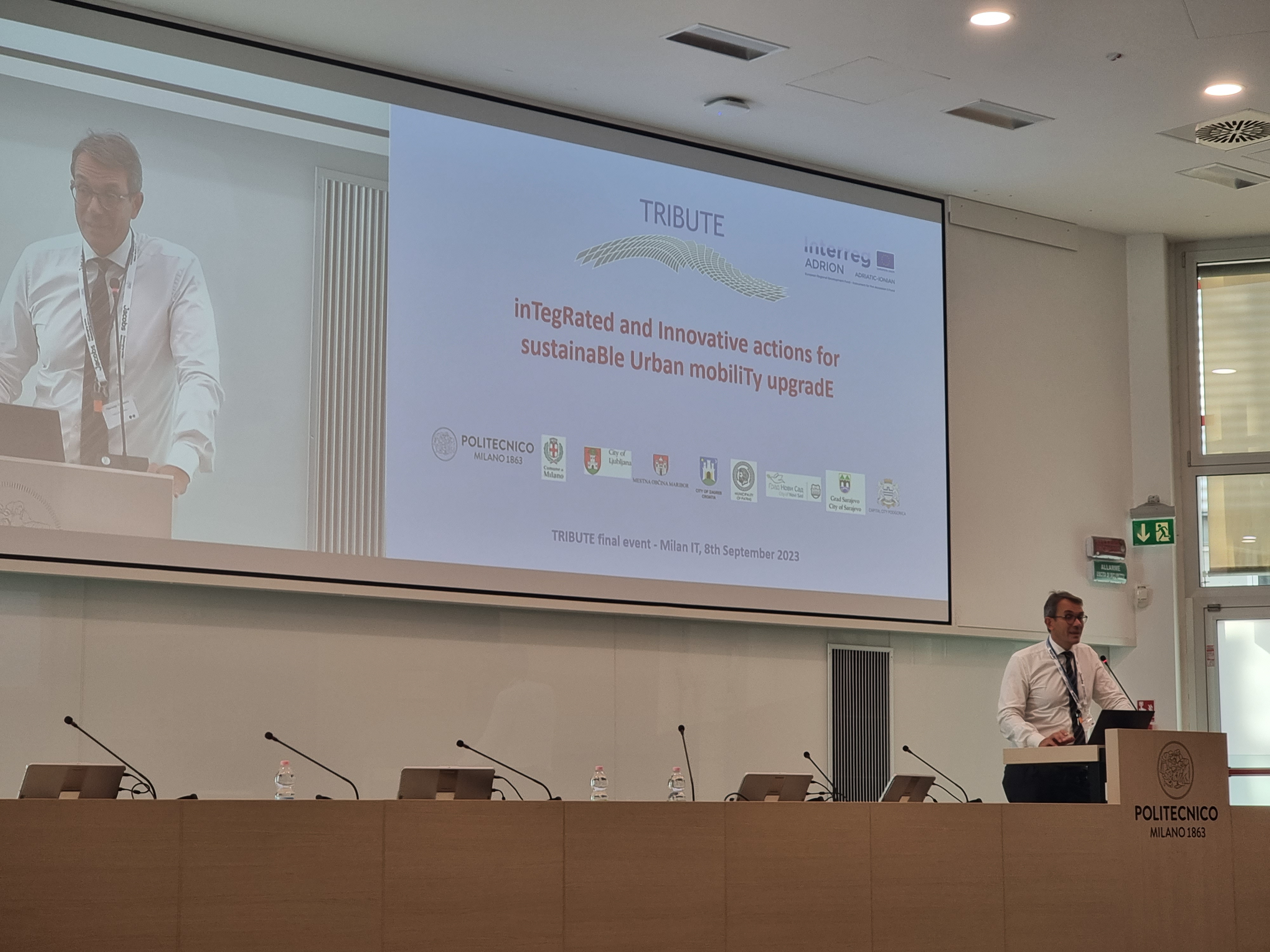 Završni događaj u okviru projekta TRIBUTE na Evropskoj konferenciji o transportu u Milanu