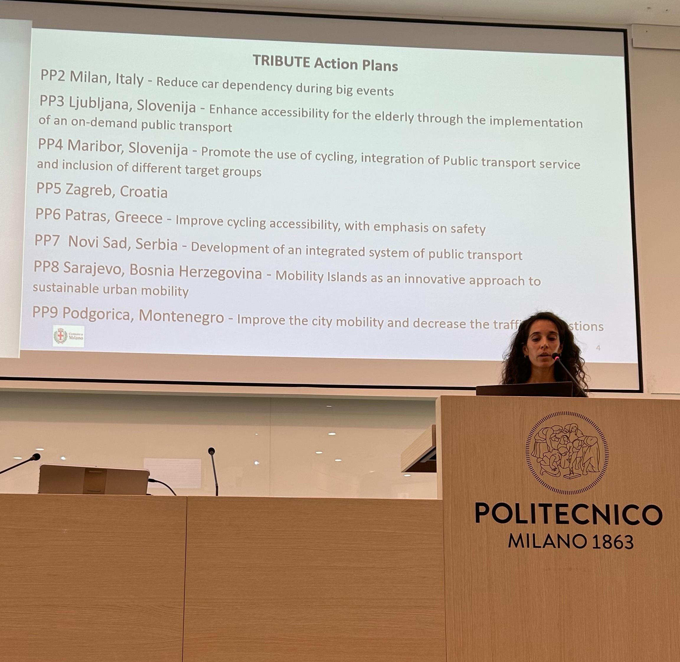 Završni događaj u okviru projekta TRIBUTE na Evropskoj konferenciji o transportu u Milanu