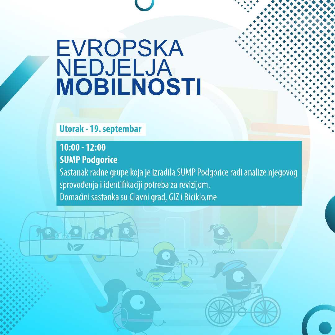 Sastanak radne grupe SUMP Podgorica