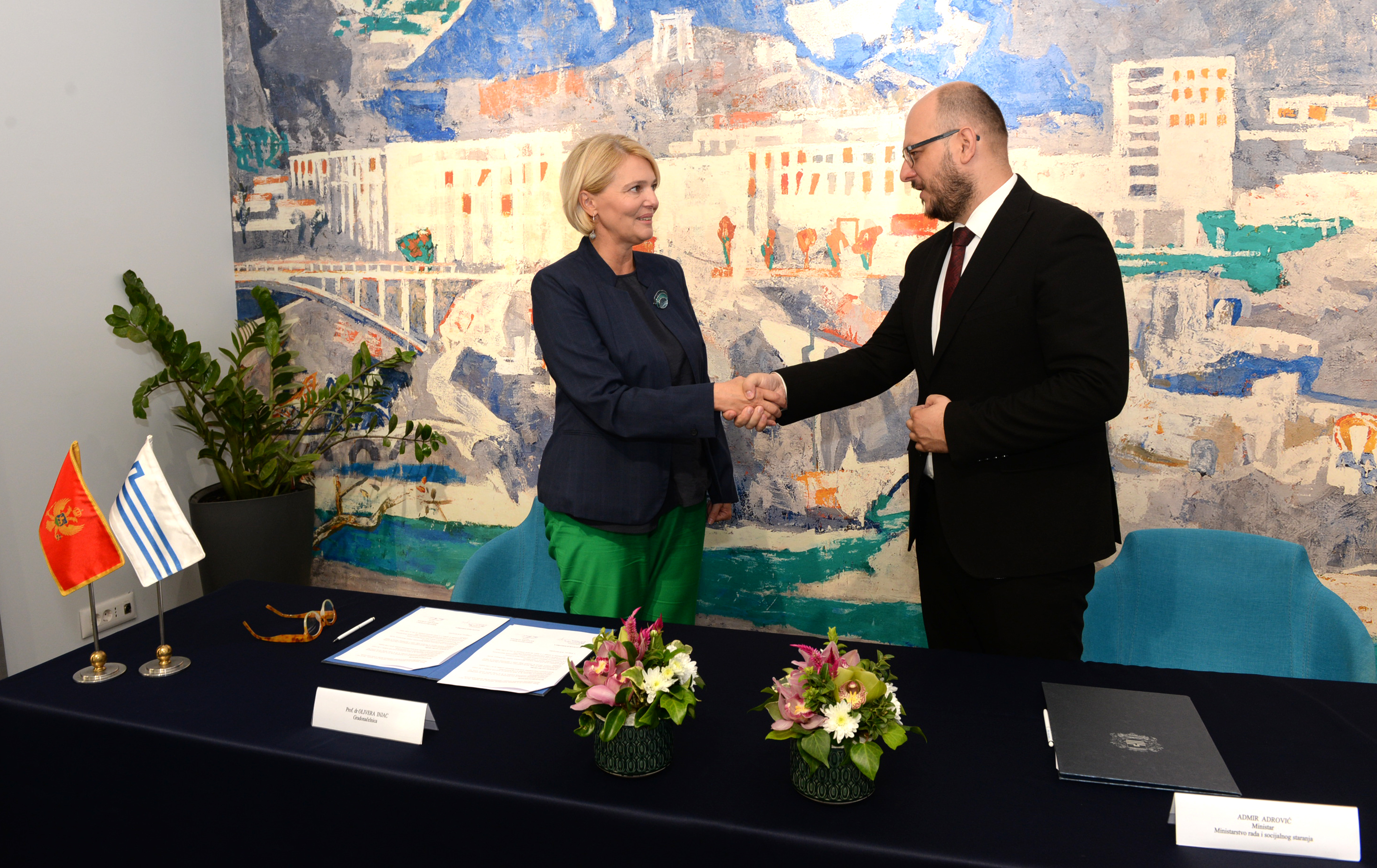 Potpisan Memorandum o saradnji između Glavnog grada i Ministarstva rada i socijalnog staranja