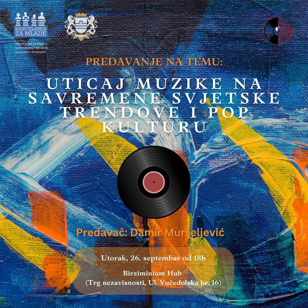Predavanje na temu muzike, pop kulture i svjetskih trendova