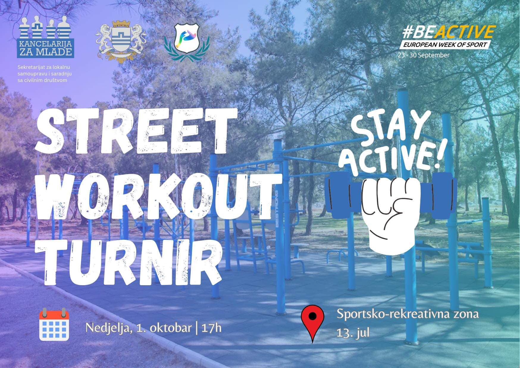 Učestvuj u STREET WORKOUT turniru