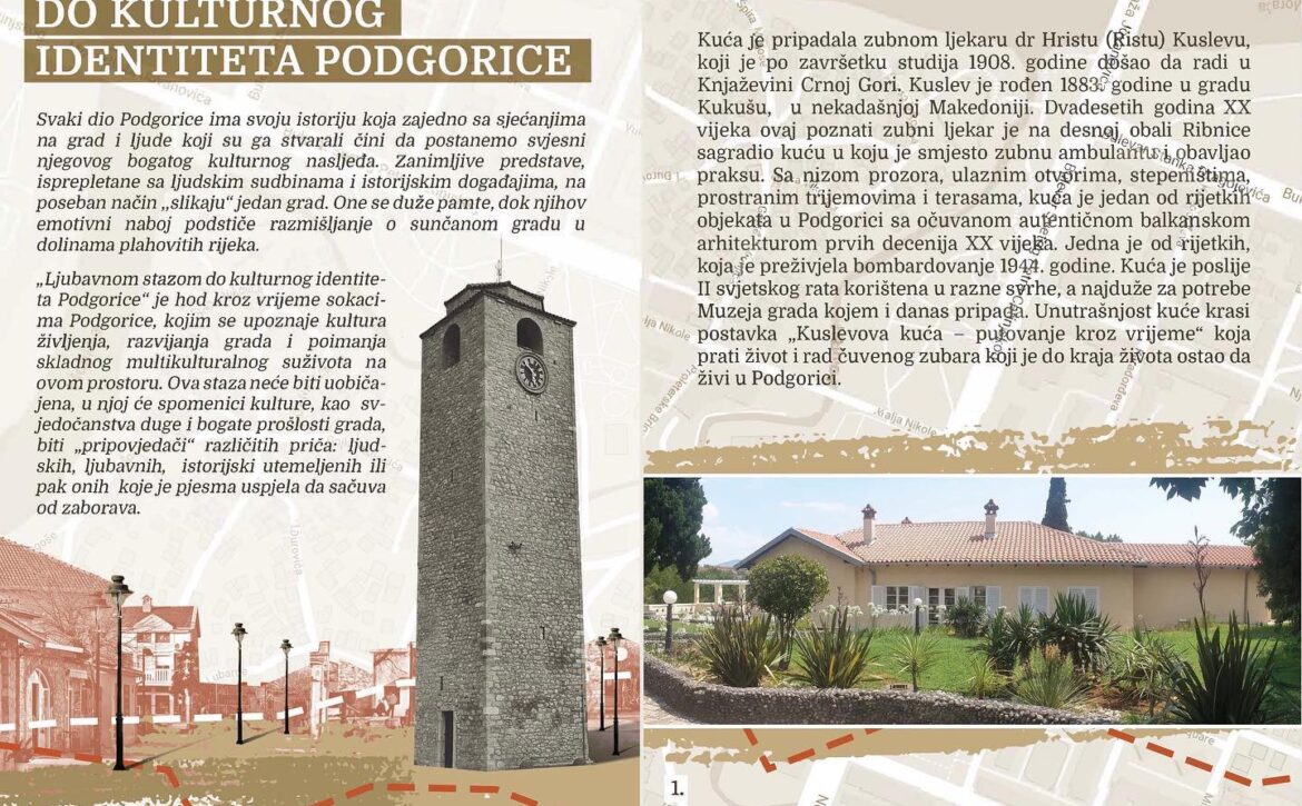 Promotivna kulturno-istorijska ruta „Ljubavnom stazom do kulturnog identiteta Podgorice“