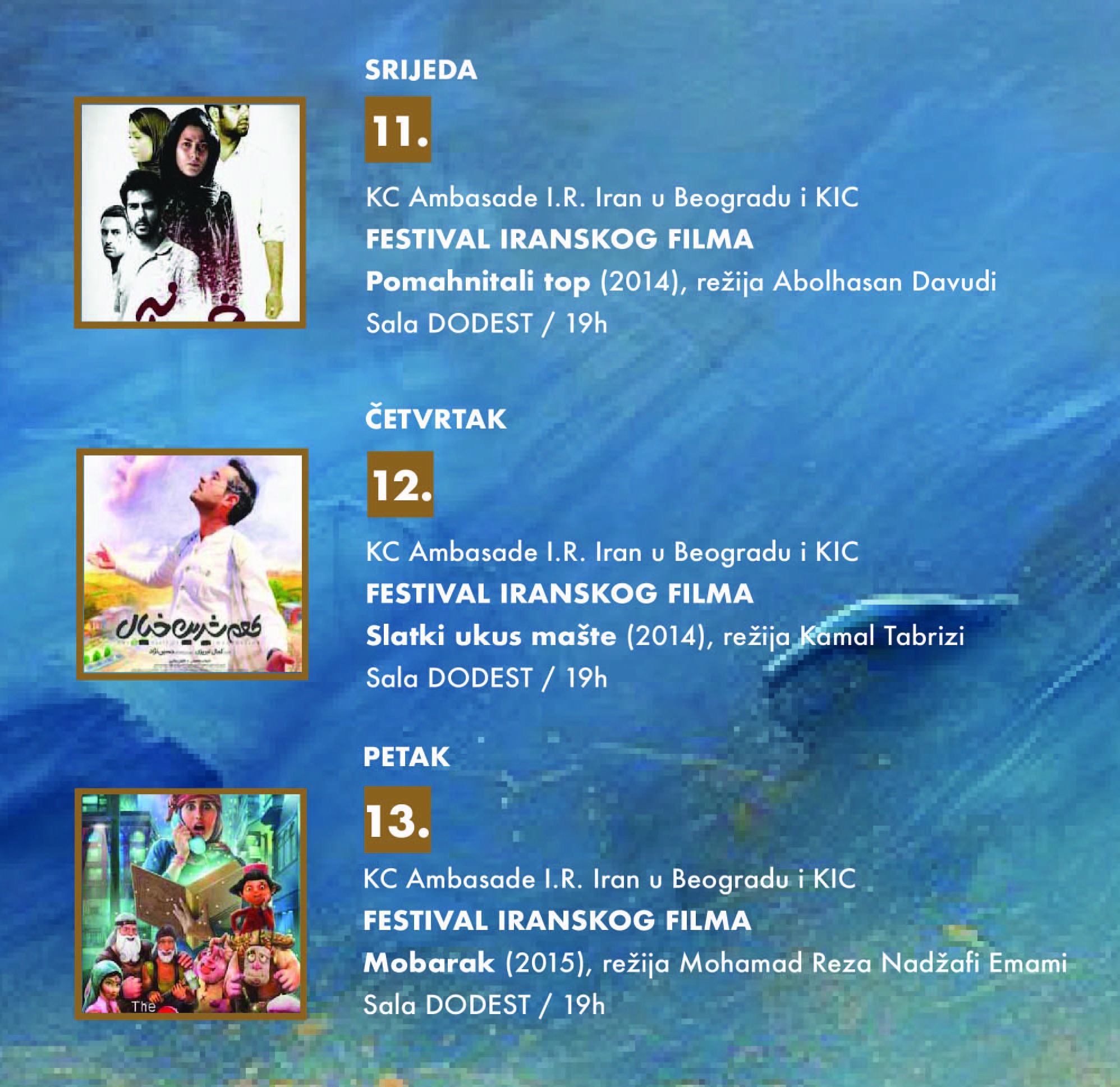 RAZNOVRSNE UMJETNIČKO - SCENSKE FORME NA SCENAMA KIC-a